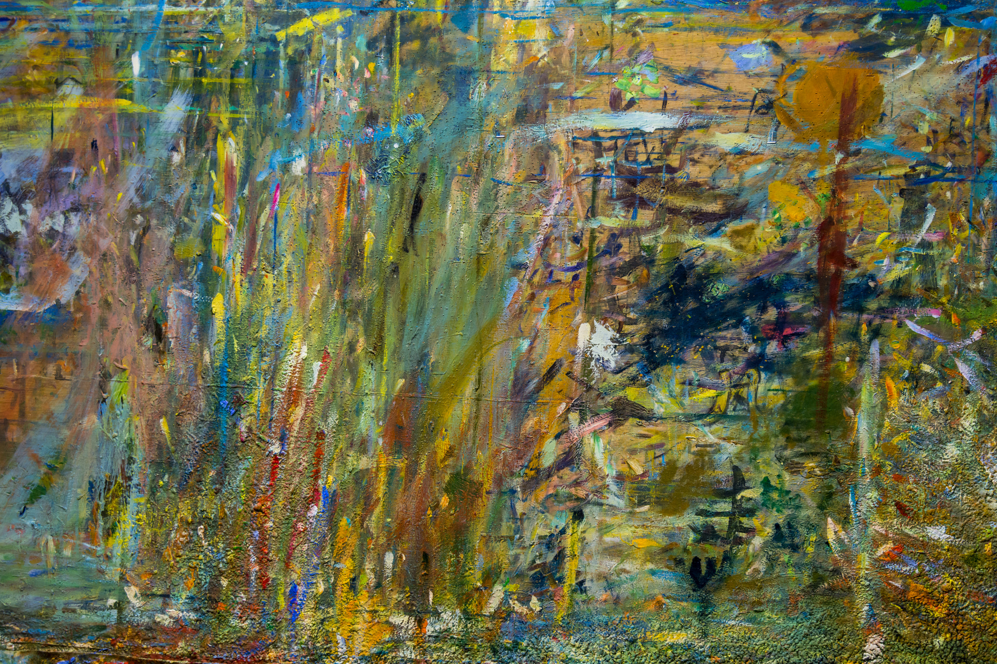 Nikon AF-S Nikkor 16-35mm F4G ED VR sample photo. Wall beside a artist of oil painting photography