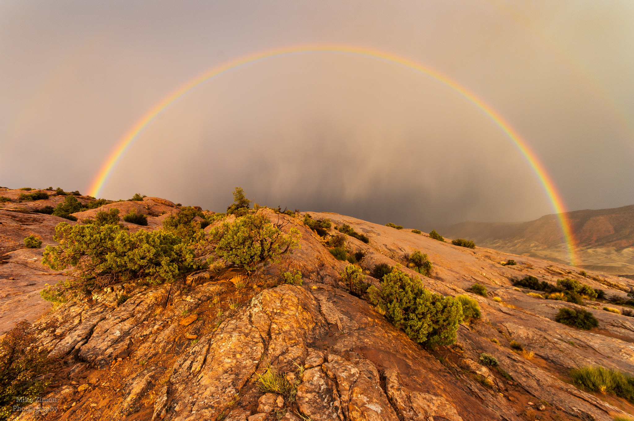 Pentax K20D sample photo. Mystical rainbow photography