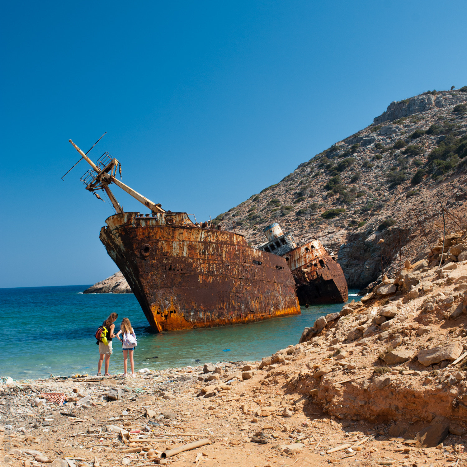 Nikon D700 + Nikon AF-S Nikkor 35mm F1.8G ED sample photo. The olympia shipwreck near kalotaritissa photography