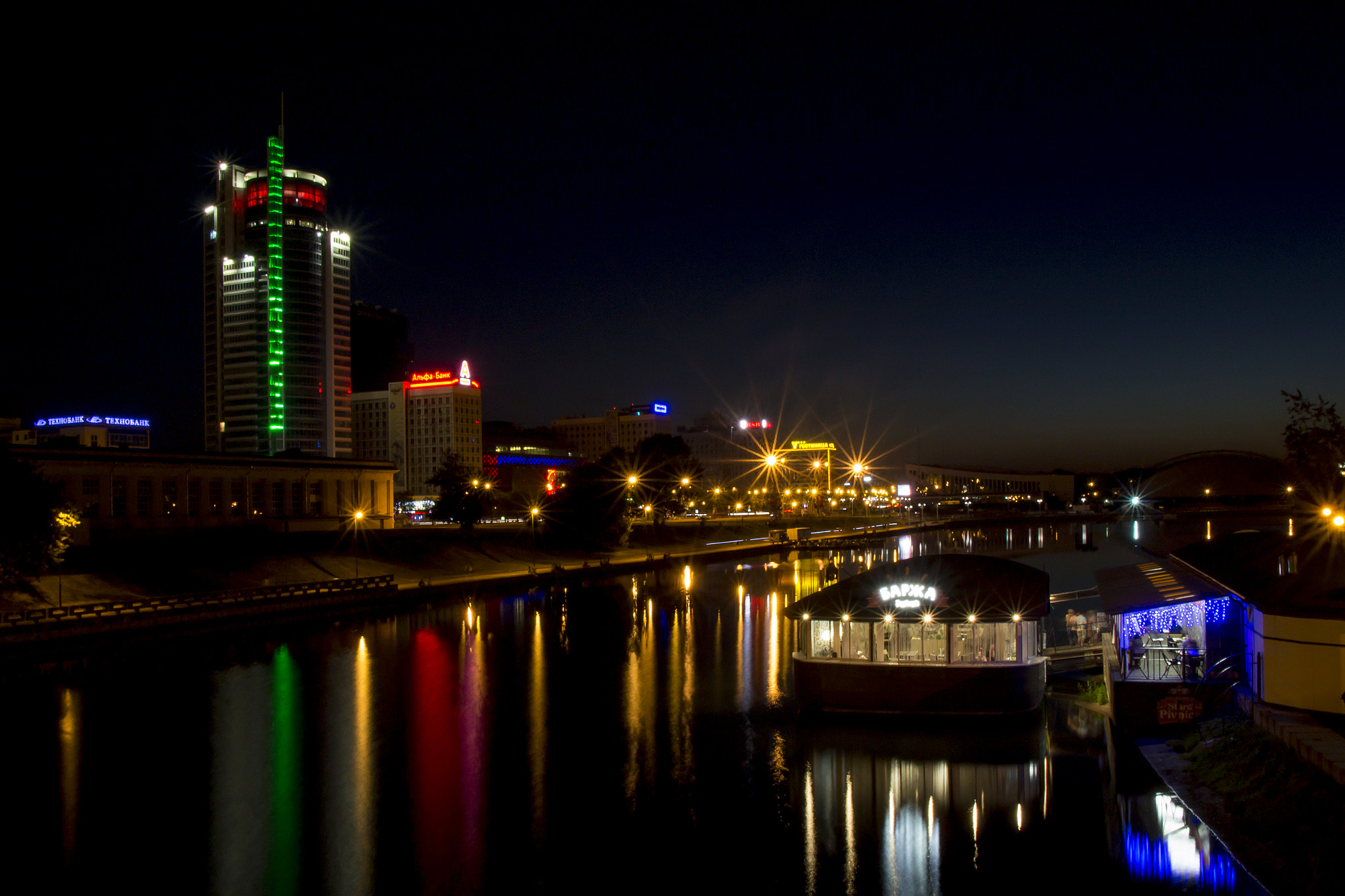 Canon EF-S 17-55mm F2.8 IS USM sample photo. Minsk  by night 6 photography
