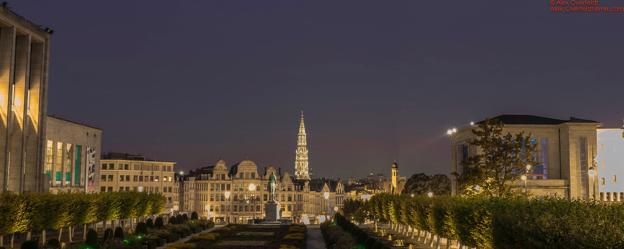 LEICA DG SUMMILUX 12/F1.4 sample photo. Early morning view on brussels and its city hall tower photography