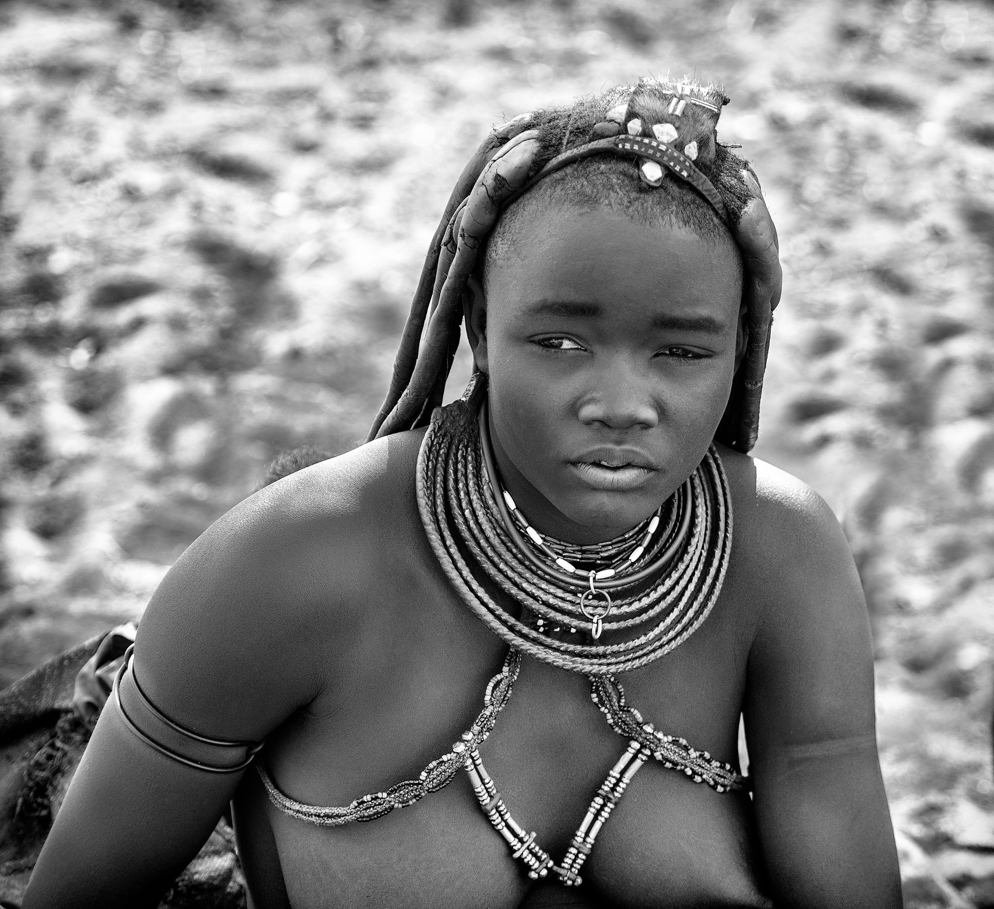 Nikon D800 + Nikon AF Nikkor 80-400mm F4.5-5.6D ED VR sample photo. Himba women photography