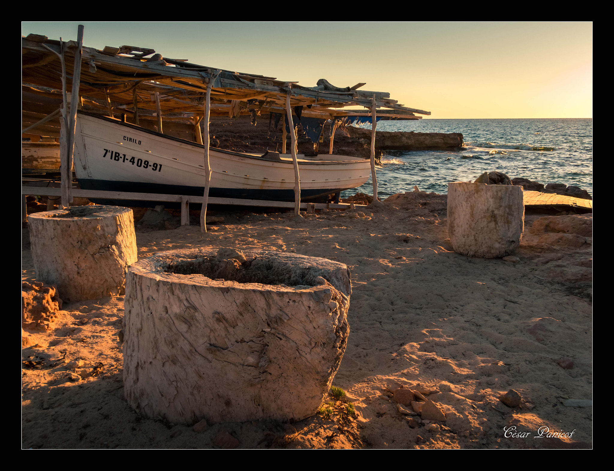 Tamron 14-150mm F3.5-5.8 Di III sample photo. Boat on sunset photography