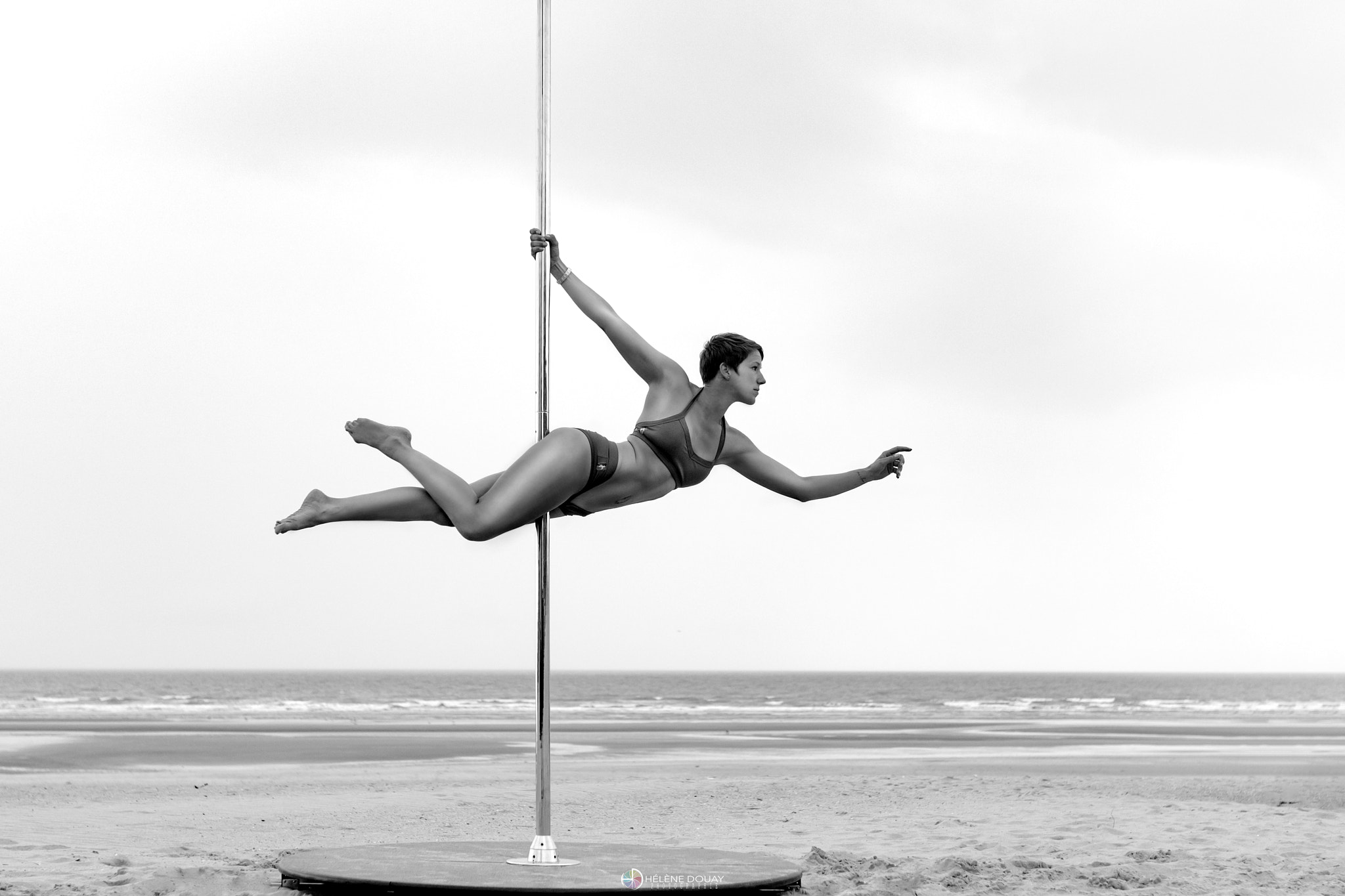 Sony a99 II sample photo. Pole dance on the beach photography