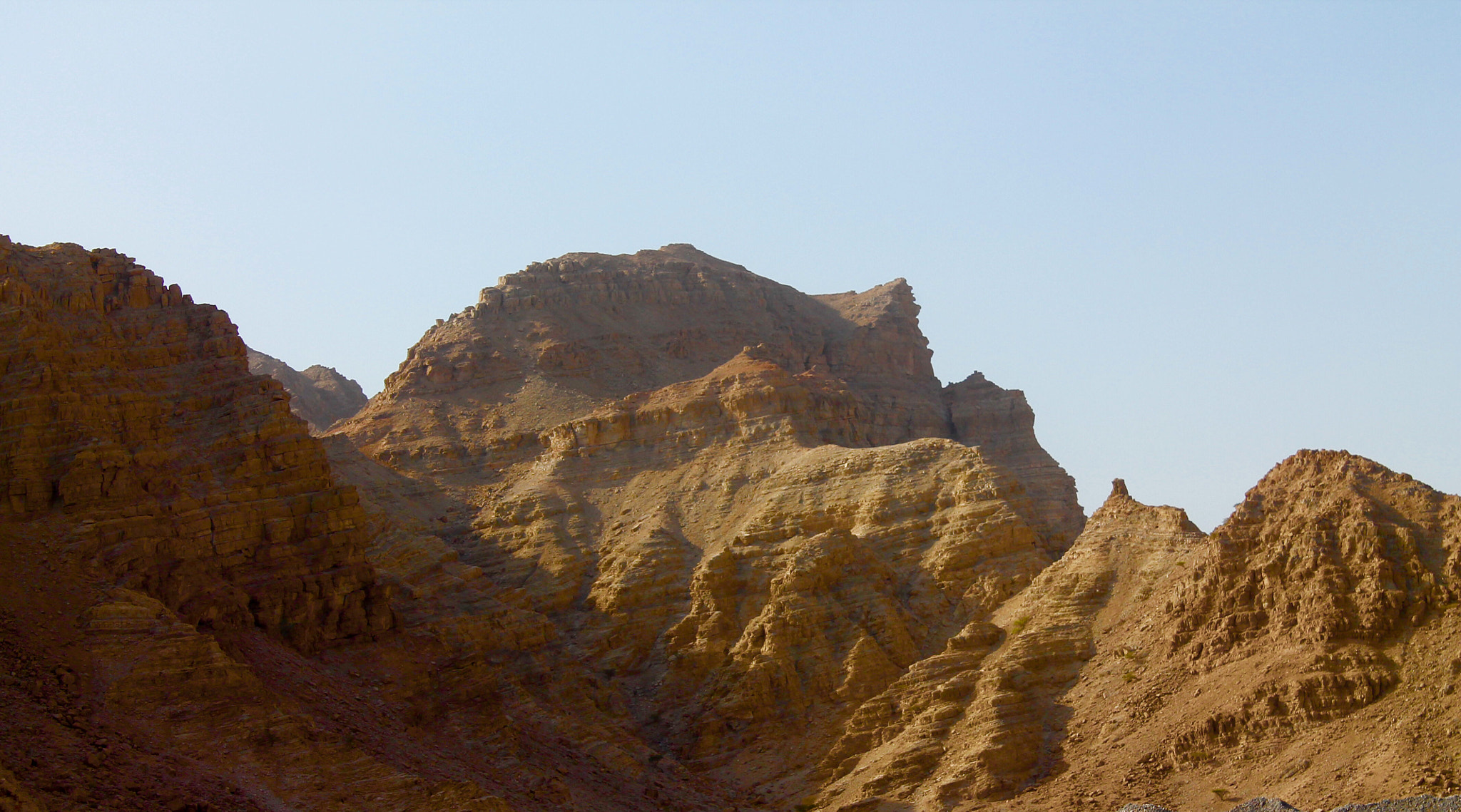 Canon EOS 1100D (EOS Rebel T3 / EOS Kiss X50) sample photo. Rugged terrain in northern highlands of the uae photography