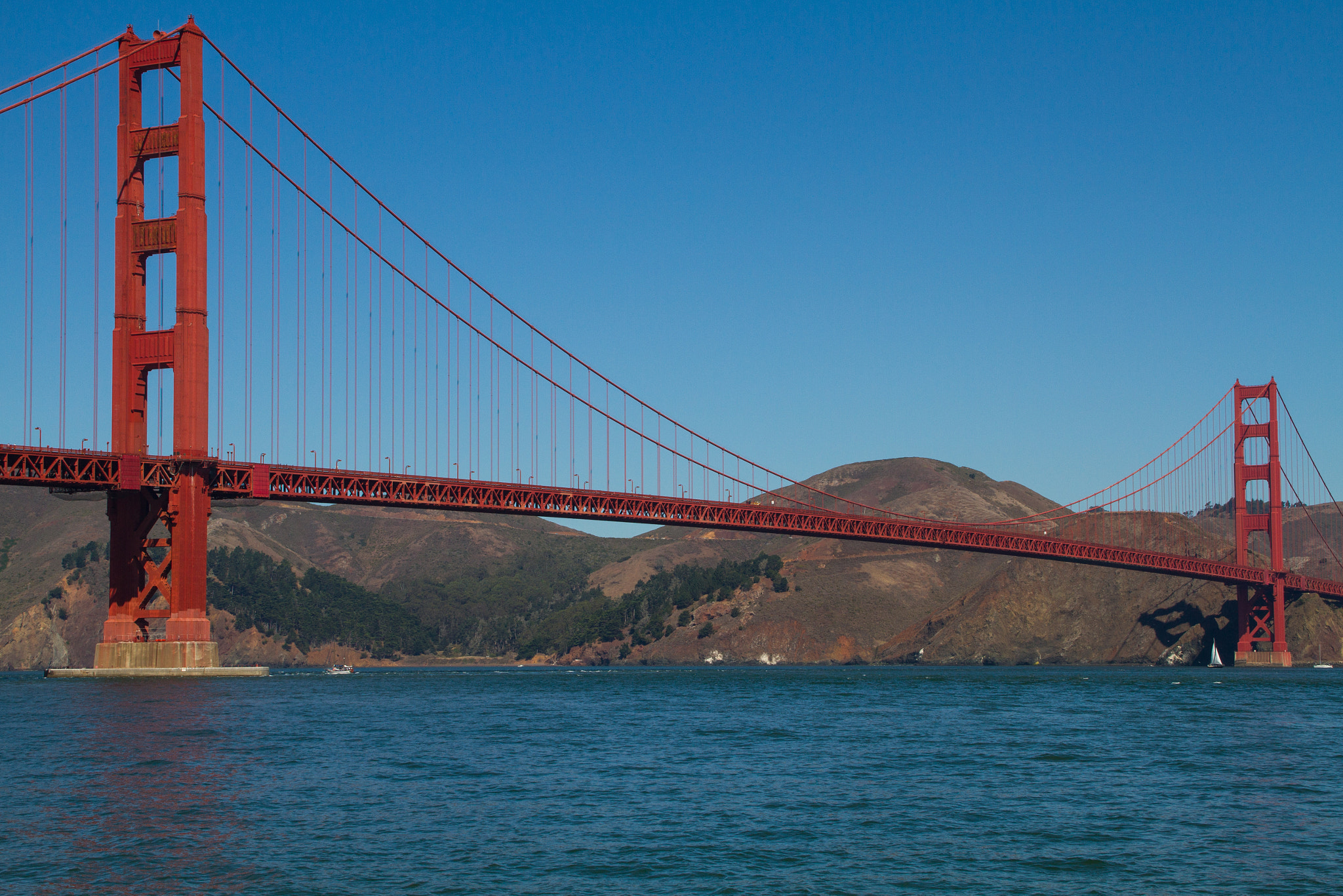 Canon EOS 7D + Tamron AF 18-270mm F3.5-6.3 Di II VC LD Aspherical (IF) MACRO sample photo. Golden gate bridge (san francisco, ca) photography