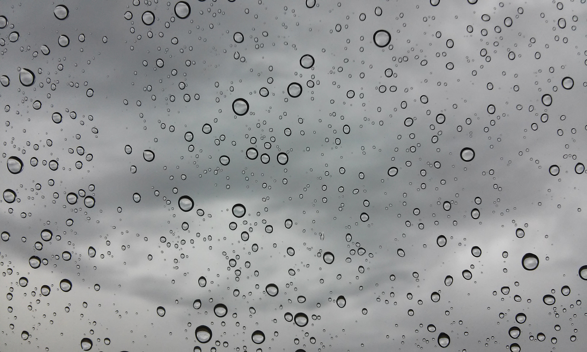 LG L Fino sample photo. Rain photography