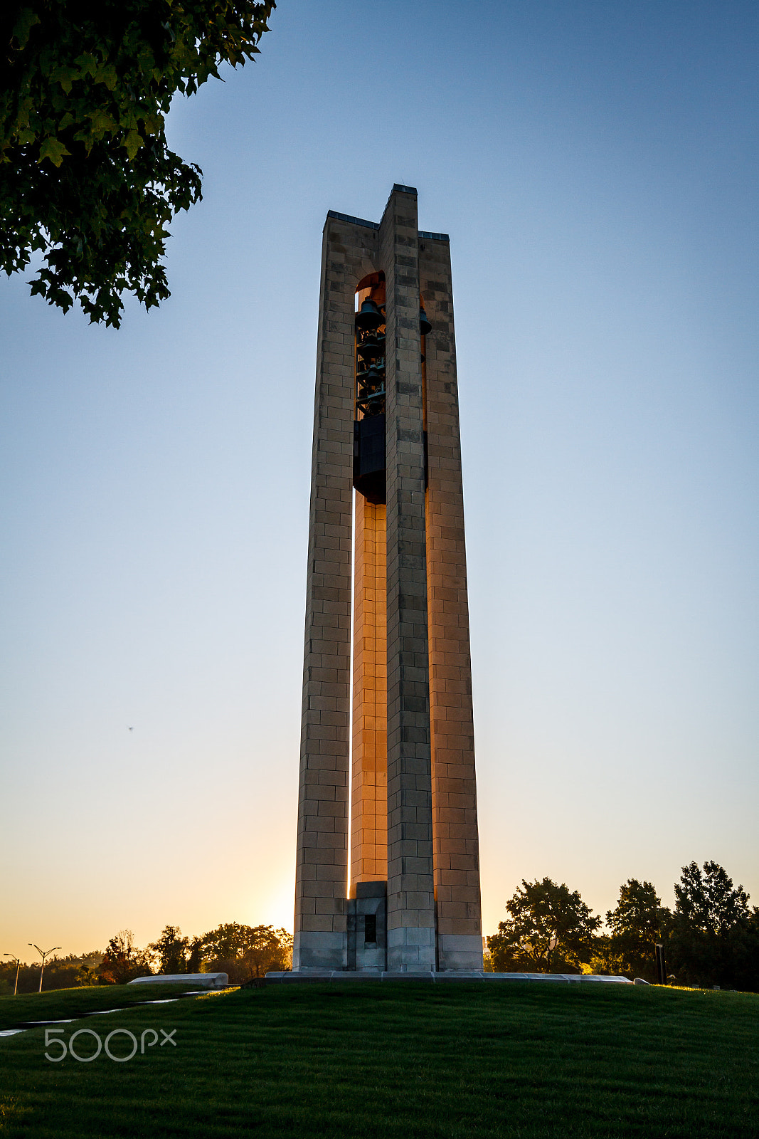 Canon EOS 7D + Canon EF 300mm f/2.8L sample photo. Glowing bell tower photography