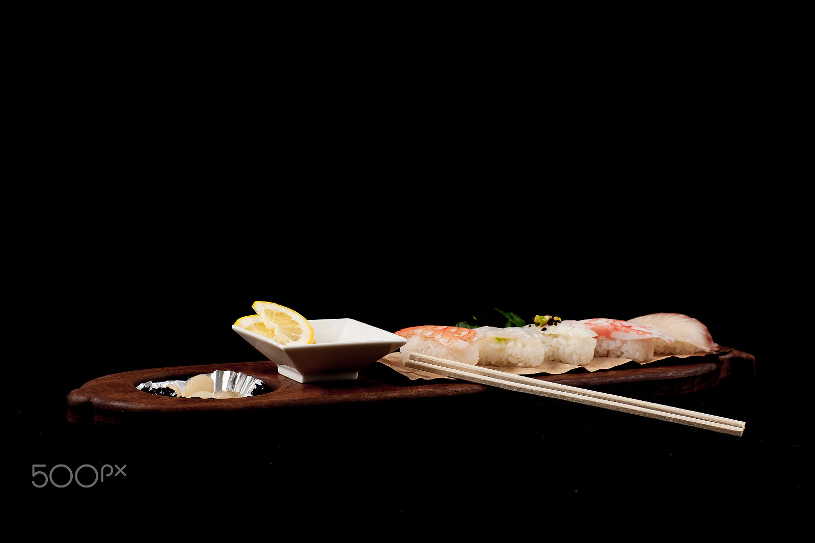 Canon EOS 5D + Canon EF 85mm F1.2 sample photo. Sushi photography