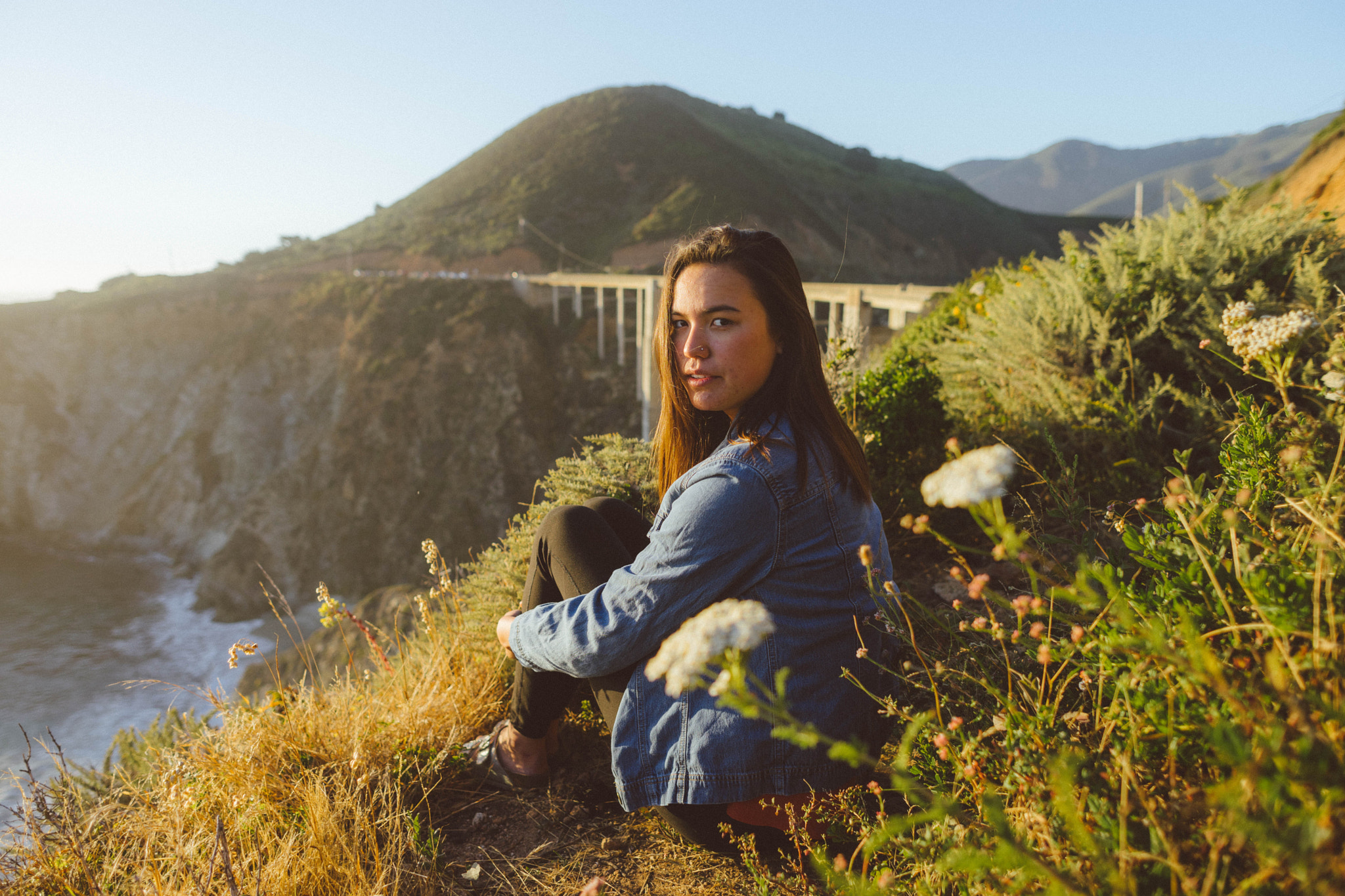 Sony a7 sample photo. Big sur / flowers photography