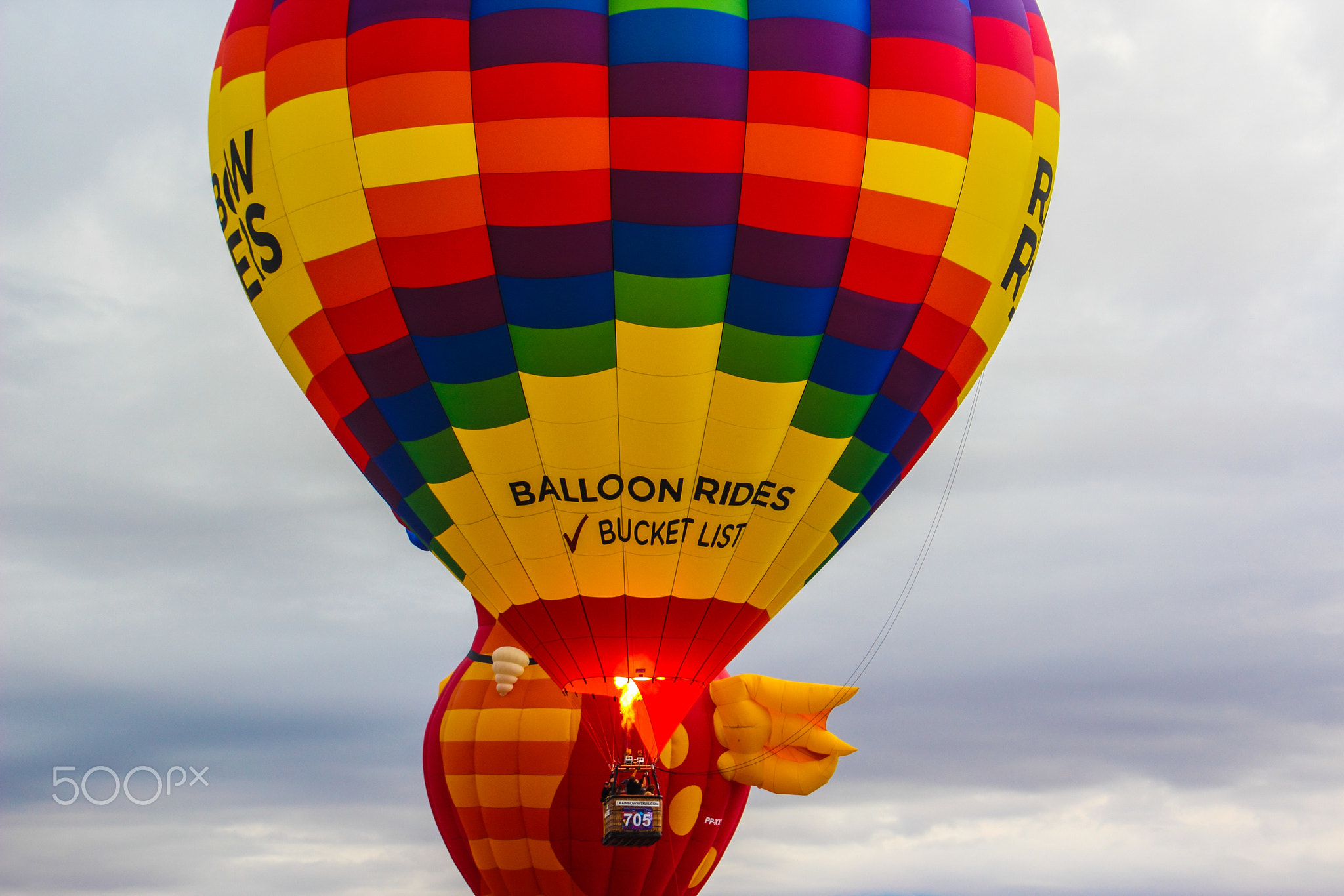 Colorful Hot Air Balloon - Bucket List