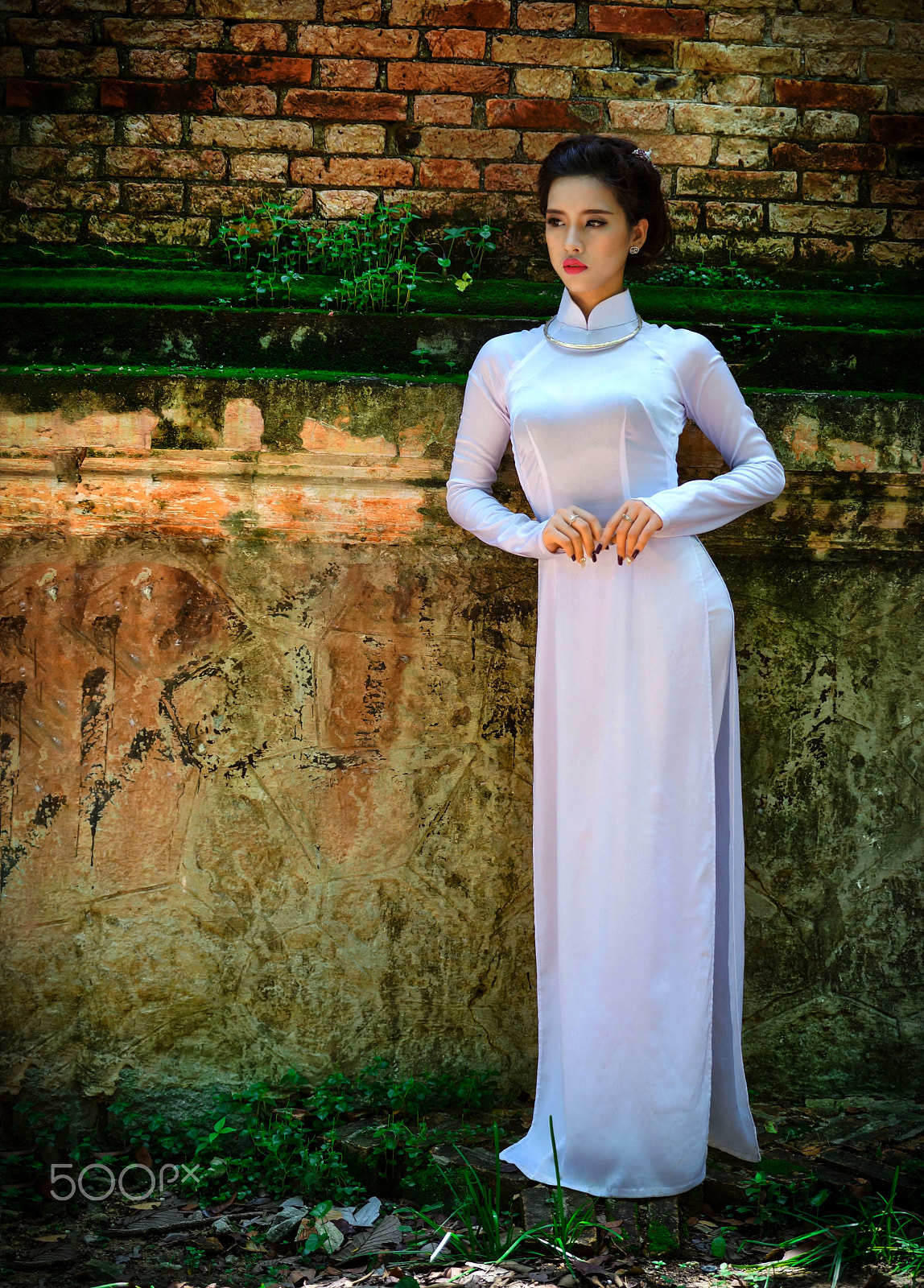 Sony a99 II sample photo. 5 ao dai viet nam photography