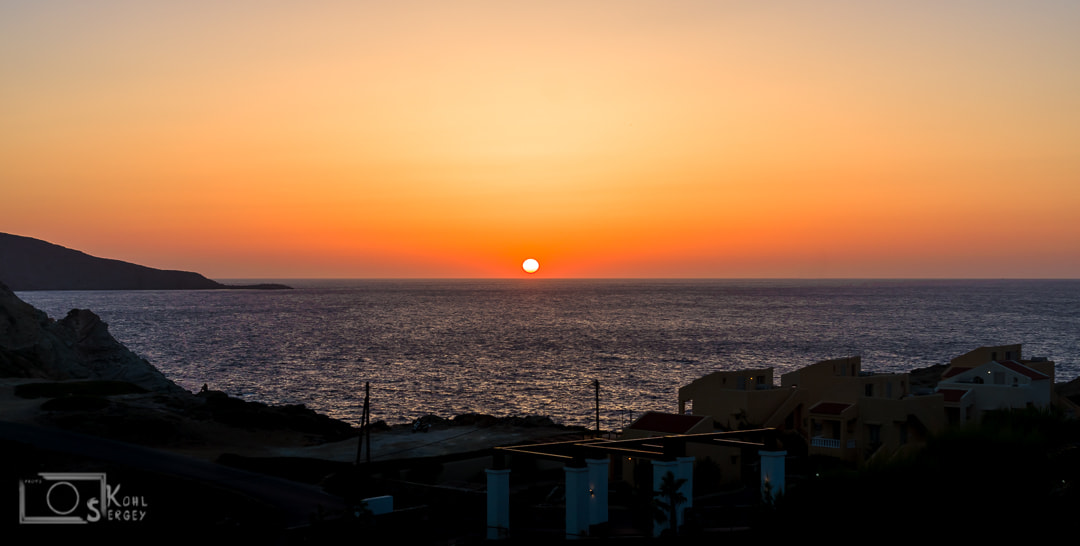 Sony SLT-A77 sample photo. Sunset at sea photography
