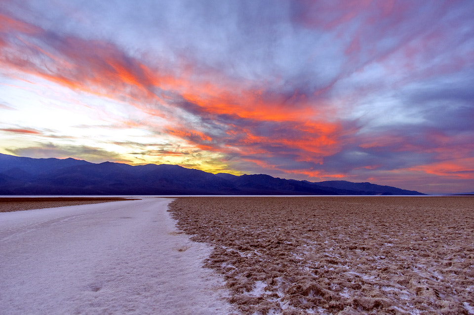 Pentax K-3 sample photo. Death valley, badwater basin photography