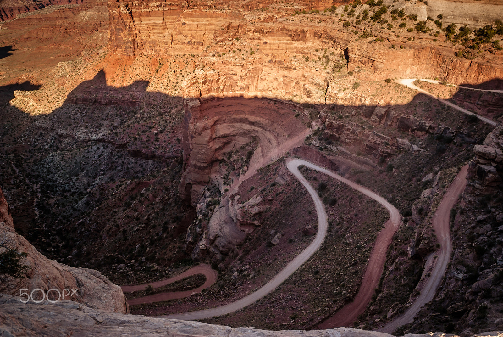 Nikon D80 sample photo. Day time @shafer trail - cannyonland national park photography