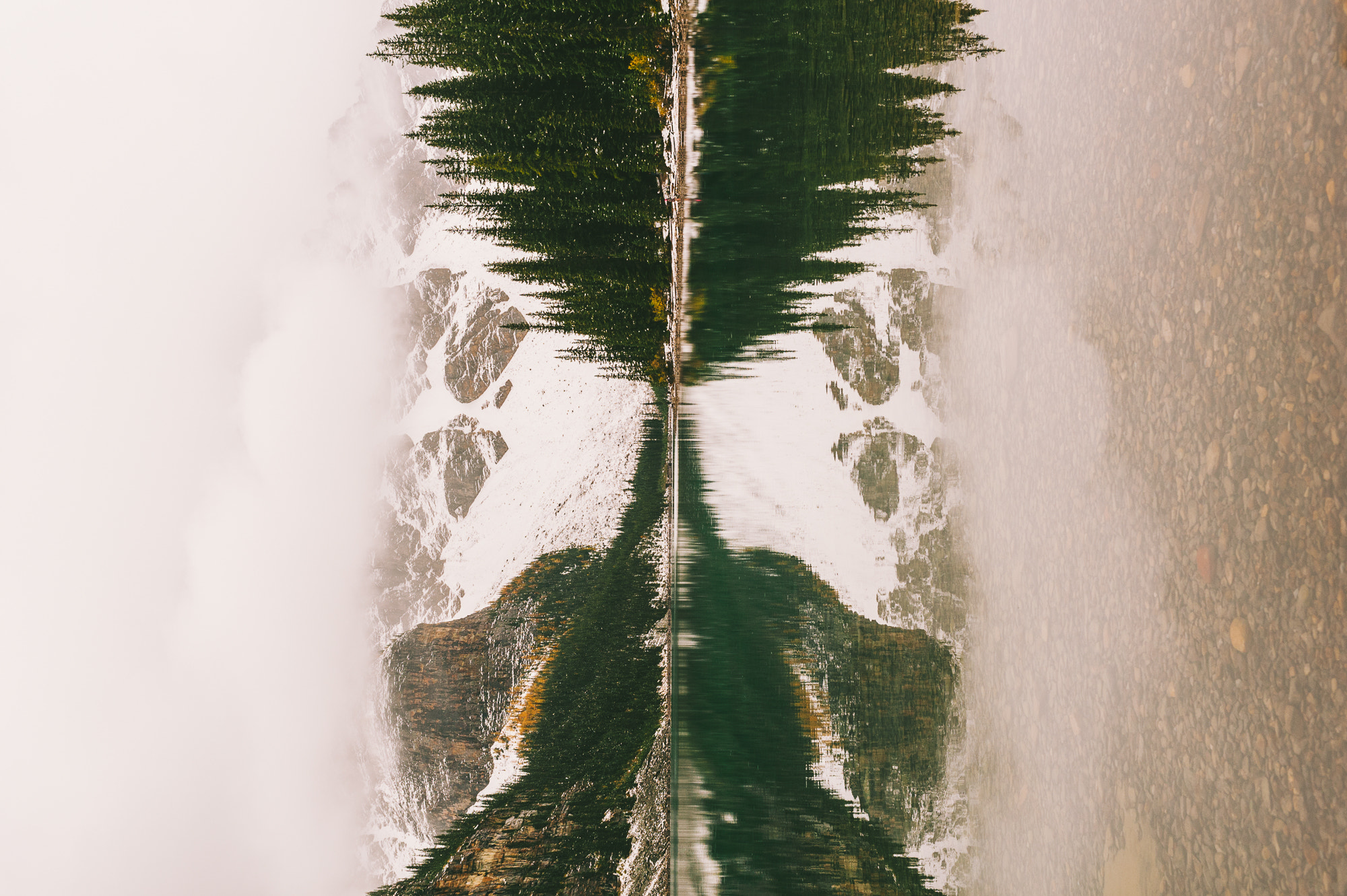 Nikon D700 + Nikon AF-S Nikkor 35mm F1.4G sample photo. Lake moraine rorschach photography