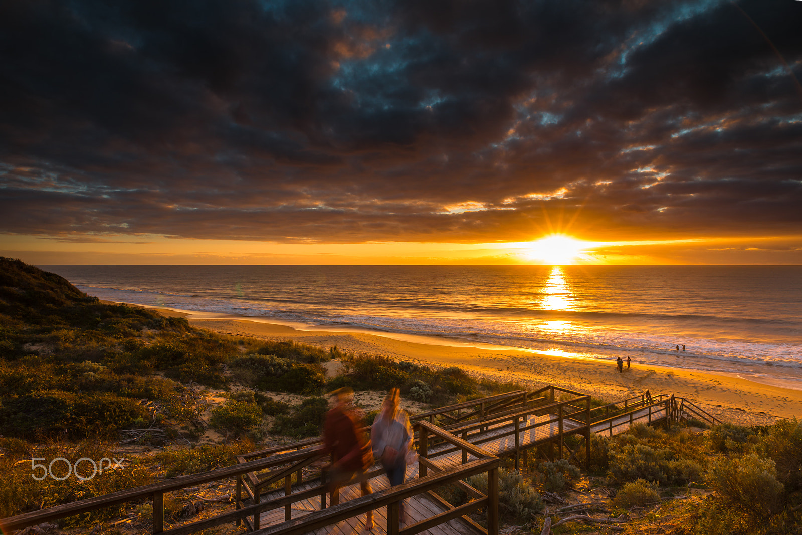 Nikon D800 + Nikon AF Nikkor 20mm F2.8D sample photo. Majestic sunset at dalyellup beach photography