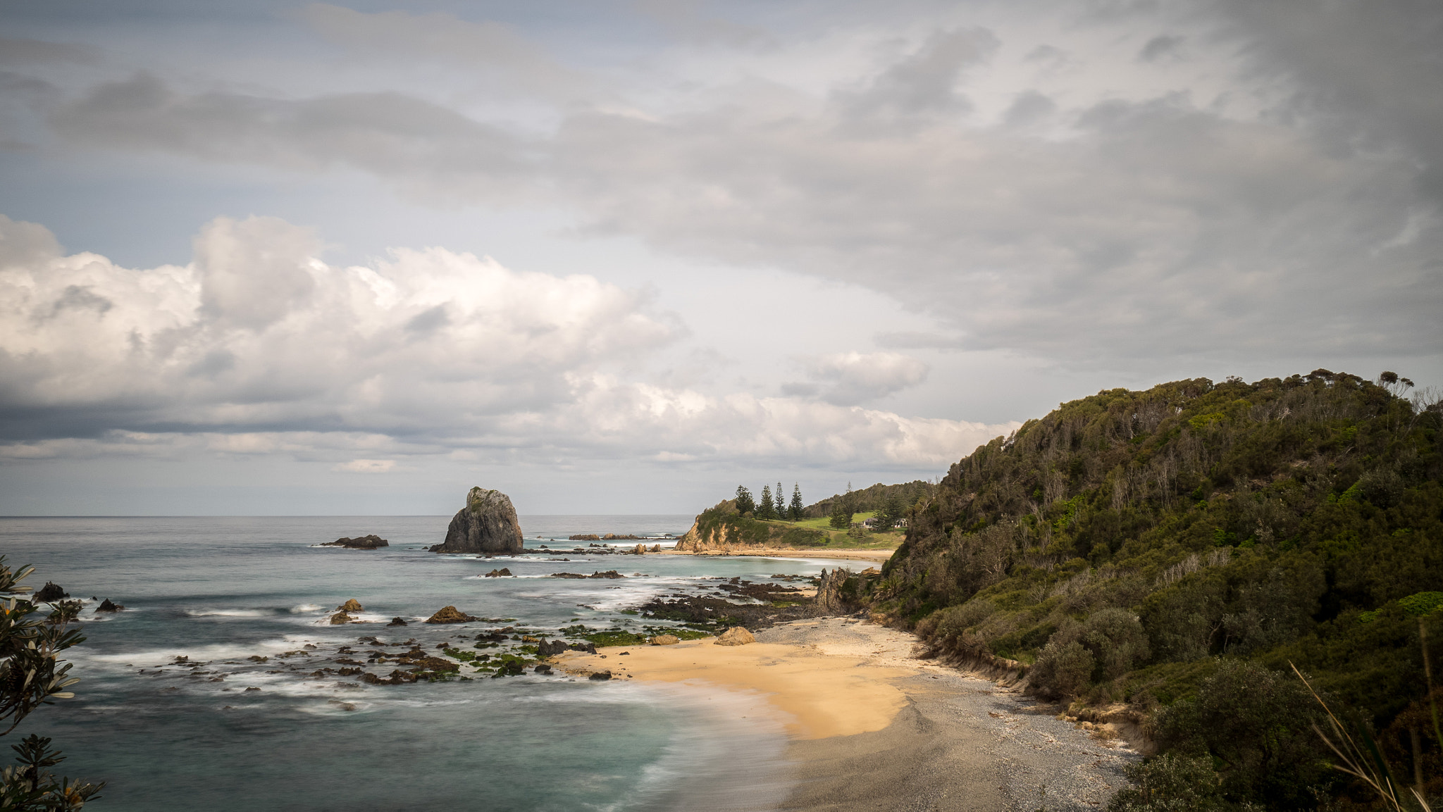 Olympus OM-D E-M1 + Olympus M.Zuiko Digital 17mm F1.8 sample photo. Narooma seascape photography