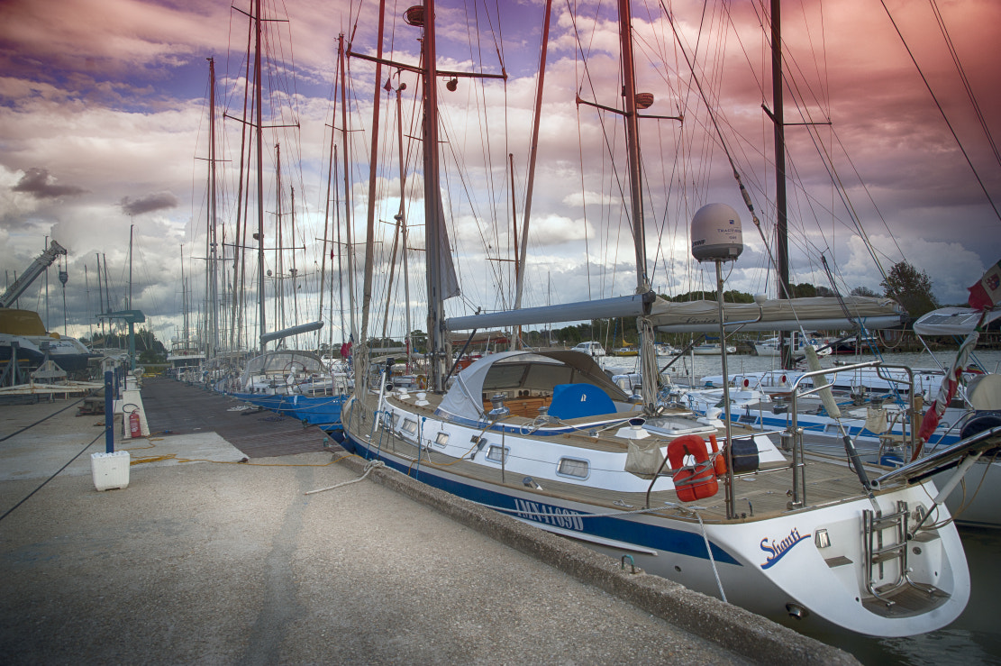 Nikon D700 + Sigma 24-60mm F2.8 EX DG sample photo. Tramonto all'isola sacra photography