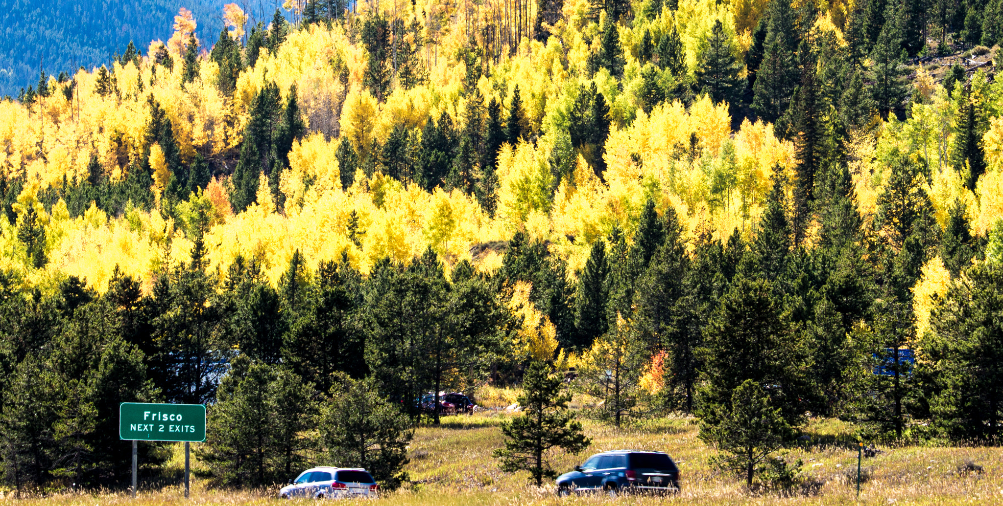 Canon EOS M sample photo. Fall colors near frisco, co photography