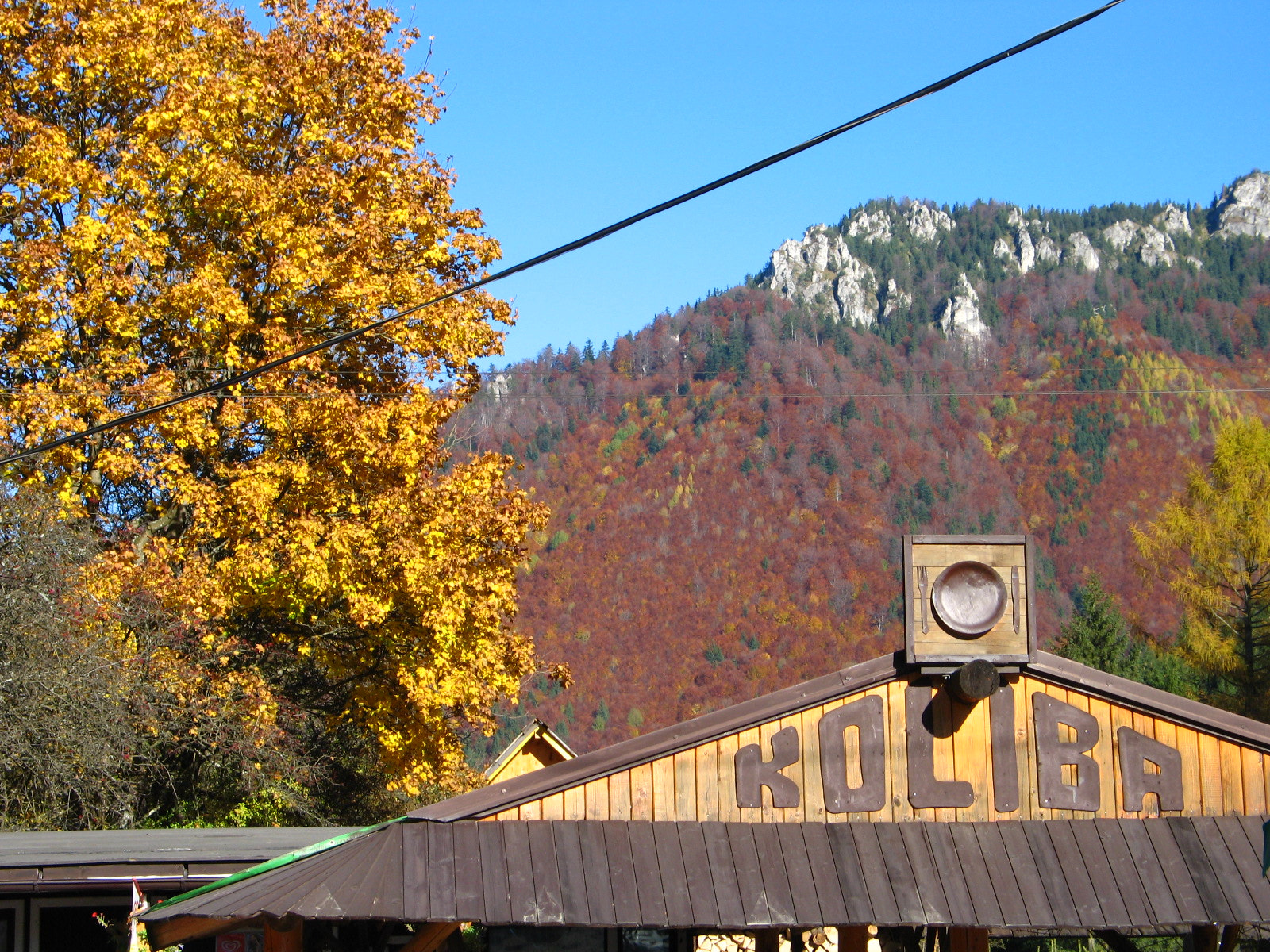 Canon POWERSHOT G6 sample photo. Autumn and hut photography