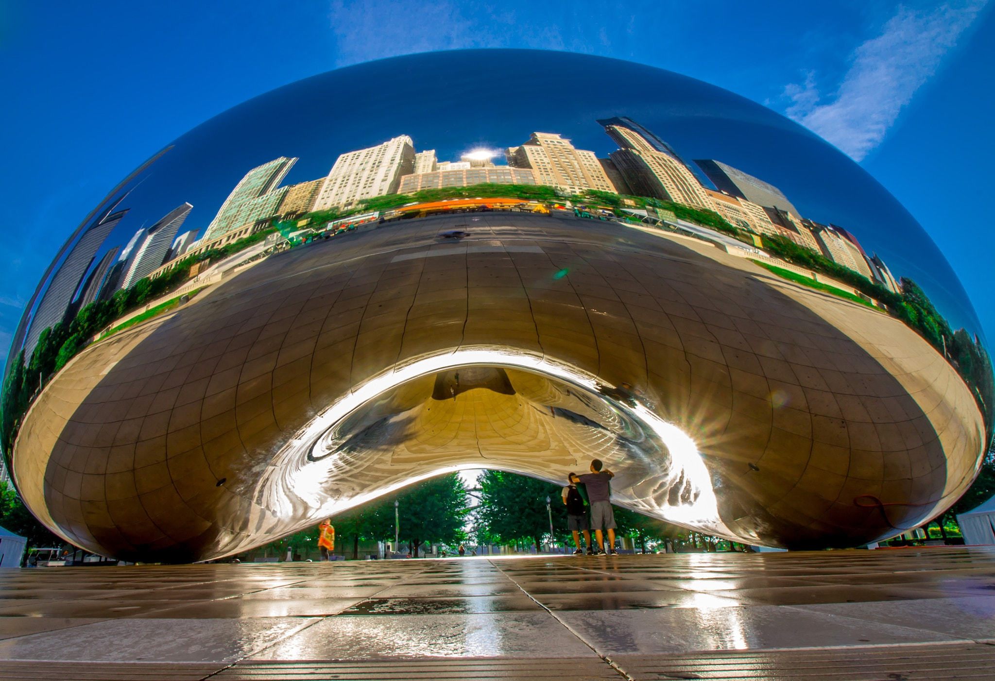Canon EOS 1100D (EOS Rebel T3 / EOS Kiss X50) sample photo. A lovely photo of the cloud gate in chicago photography