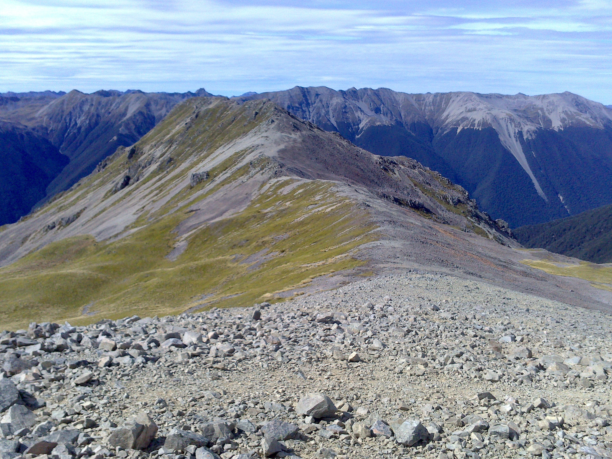 Sony Ericsson Xperia Go sample photo. Robert ridge route in new zealand photography