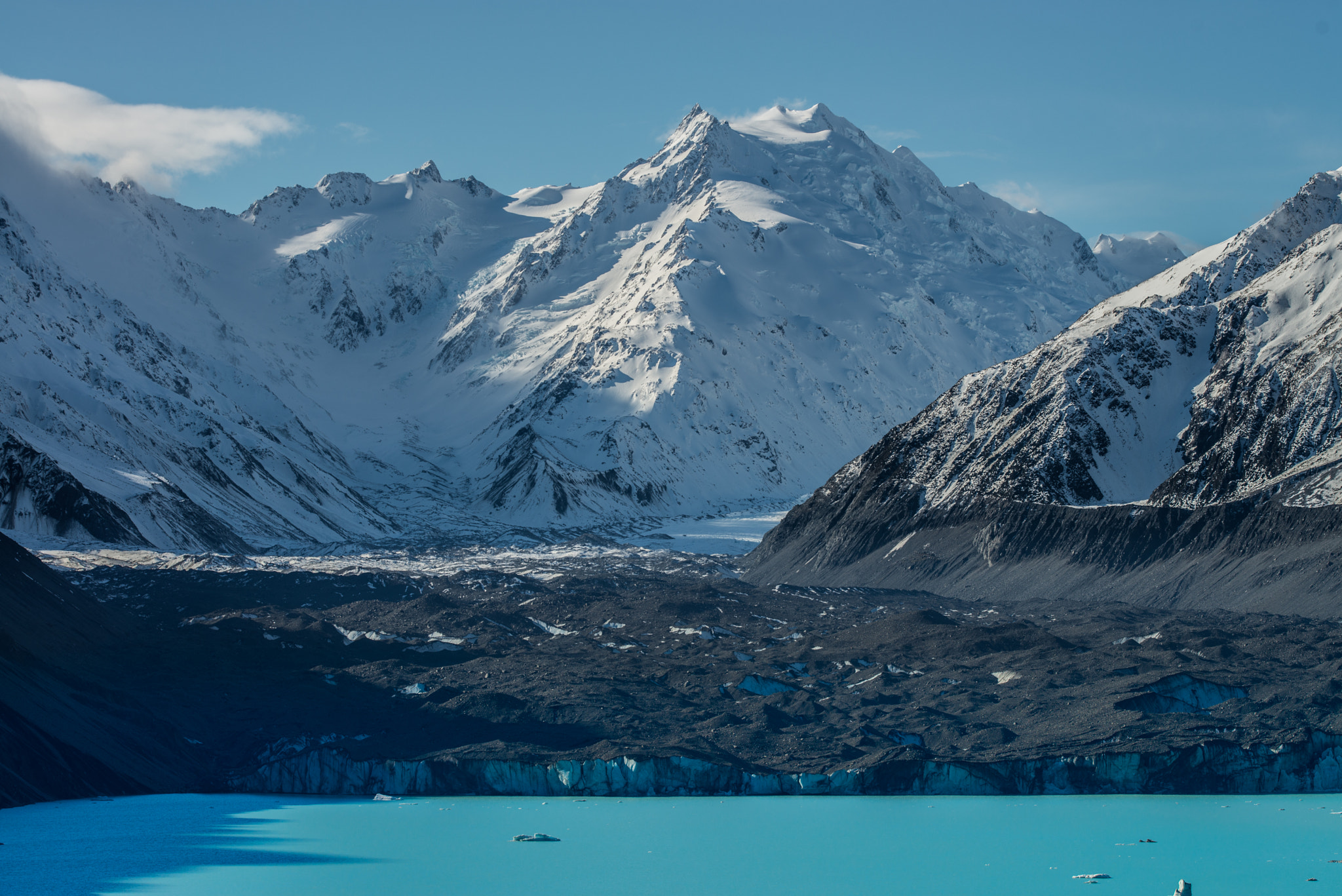 Nikon D600 sample photo. Tasman glacier photography