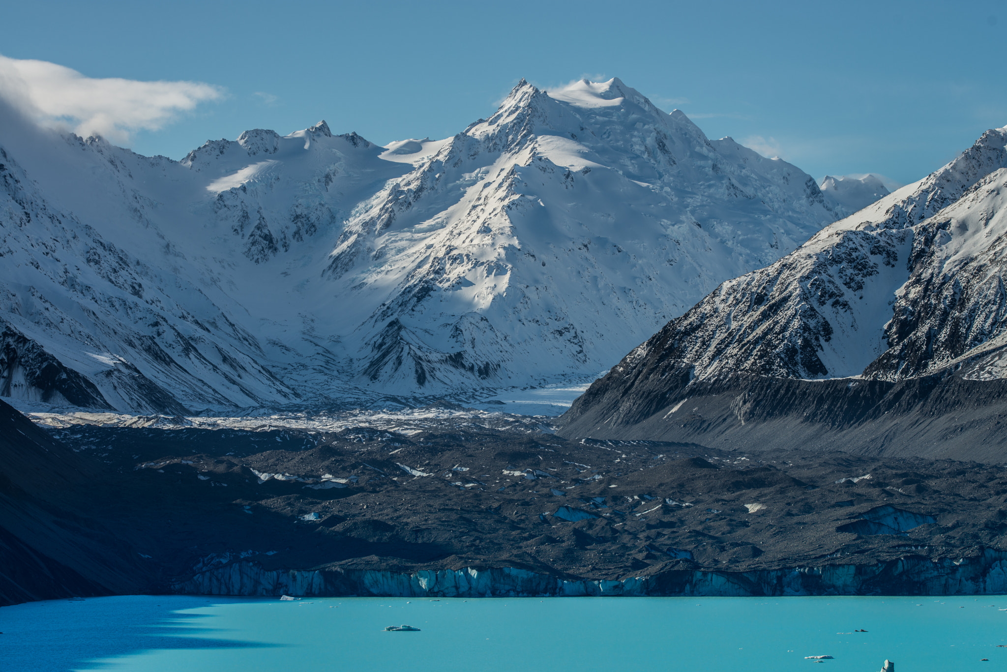 Sigma 150mm F2.8 EX DG OS Macro HSM sample photo. Tasman glacier photography