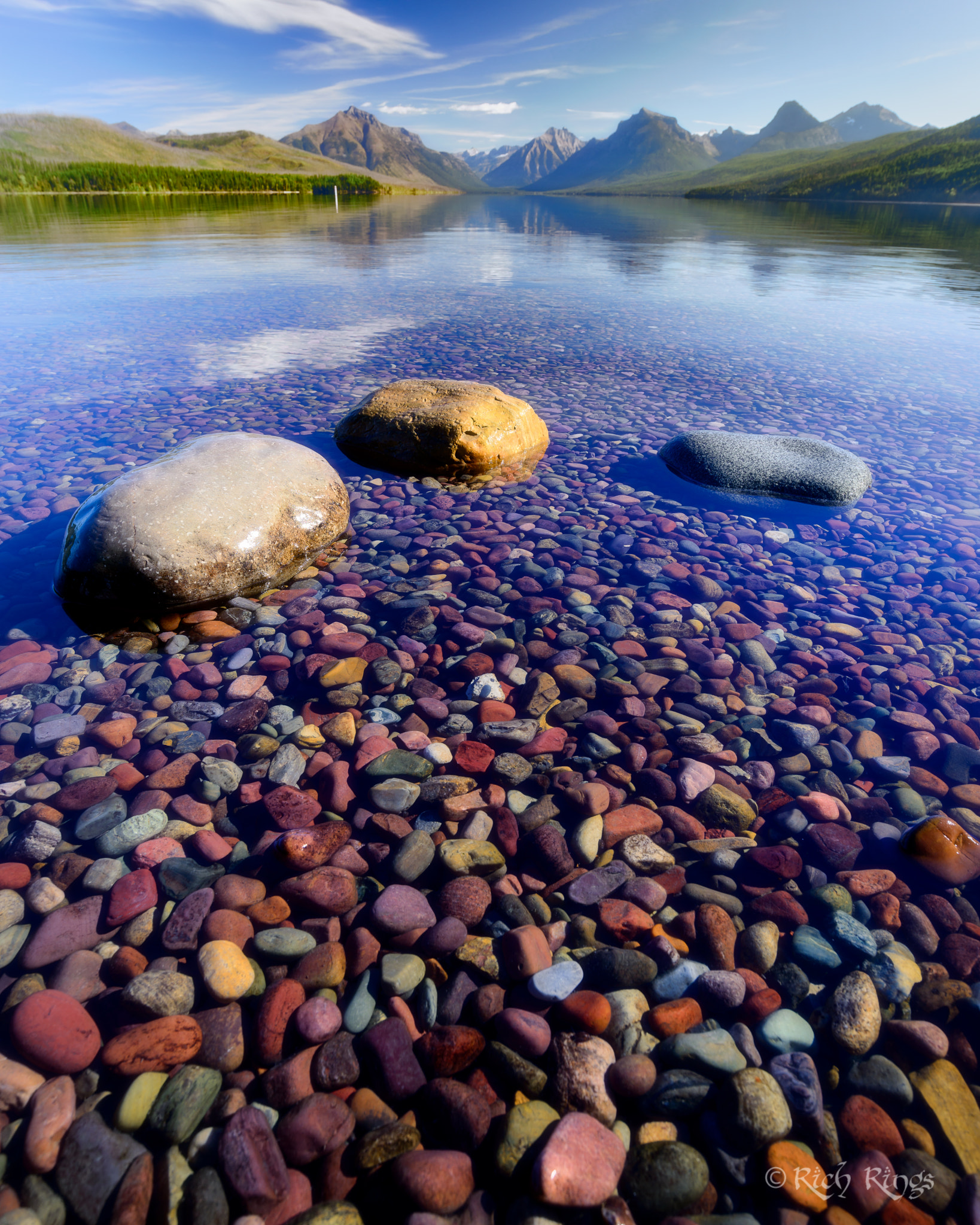 Nikon AF-S Nikkor 18-35mm F3.5-4.5G ED sample photo. Lake mcdonald photography