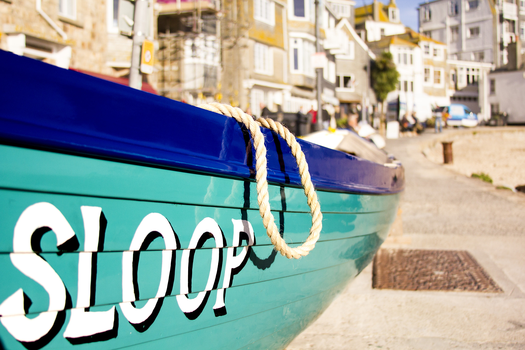 Canon EF 28-135mm F3.5-5.6 IS USM sample photo. St ives sloop photography