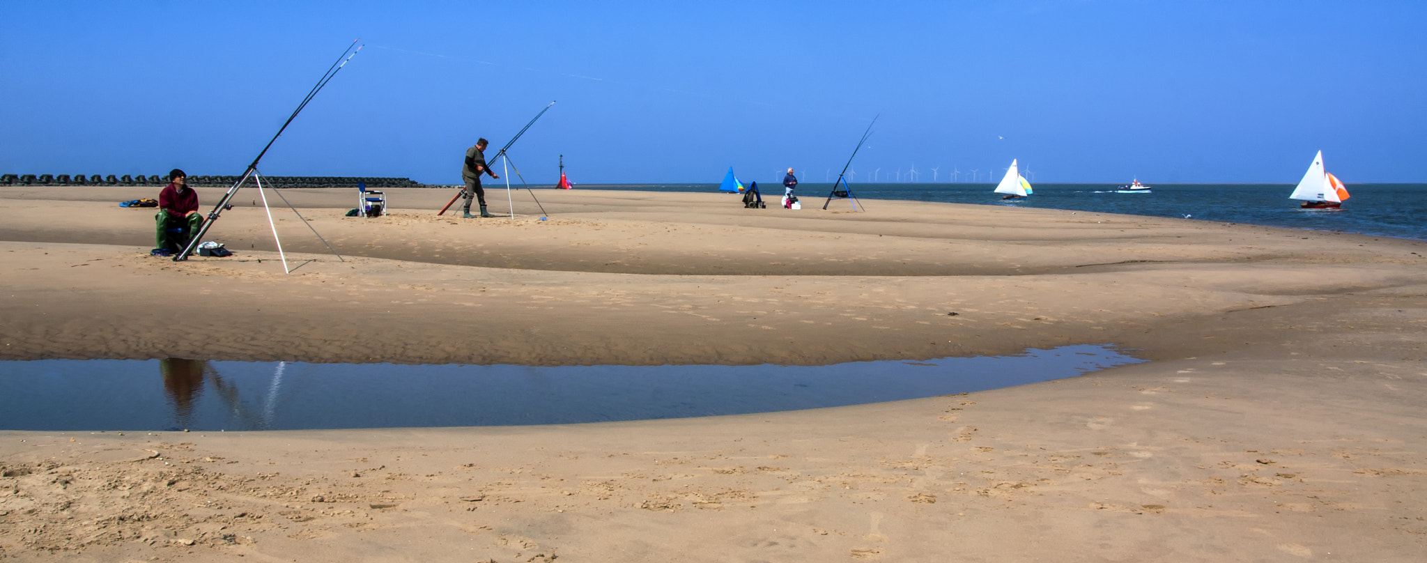 Canon EOS 450D (EOS Rebel XSi / EOS Kiss X2) sample photo. Beach fishing photography
