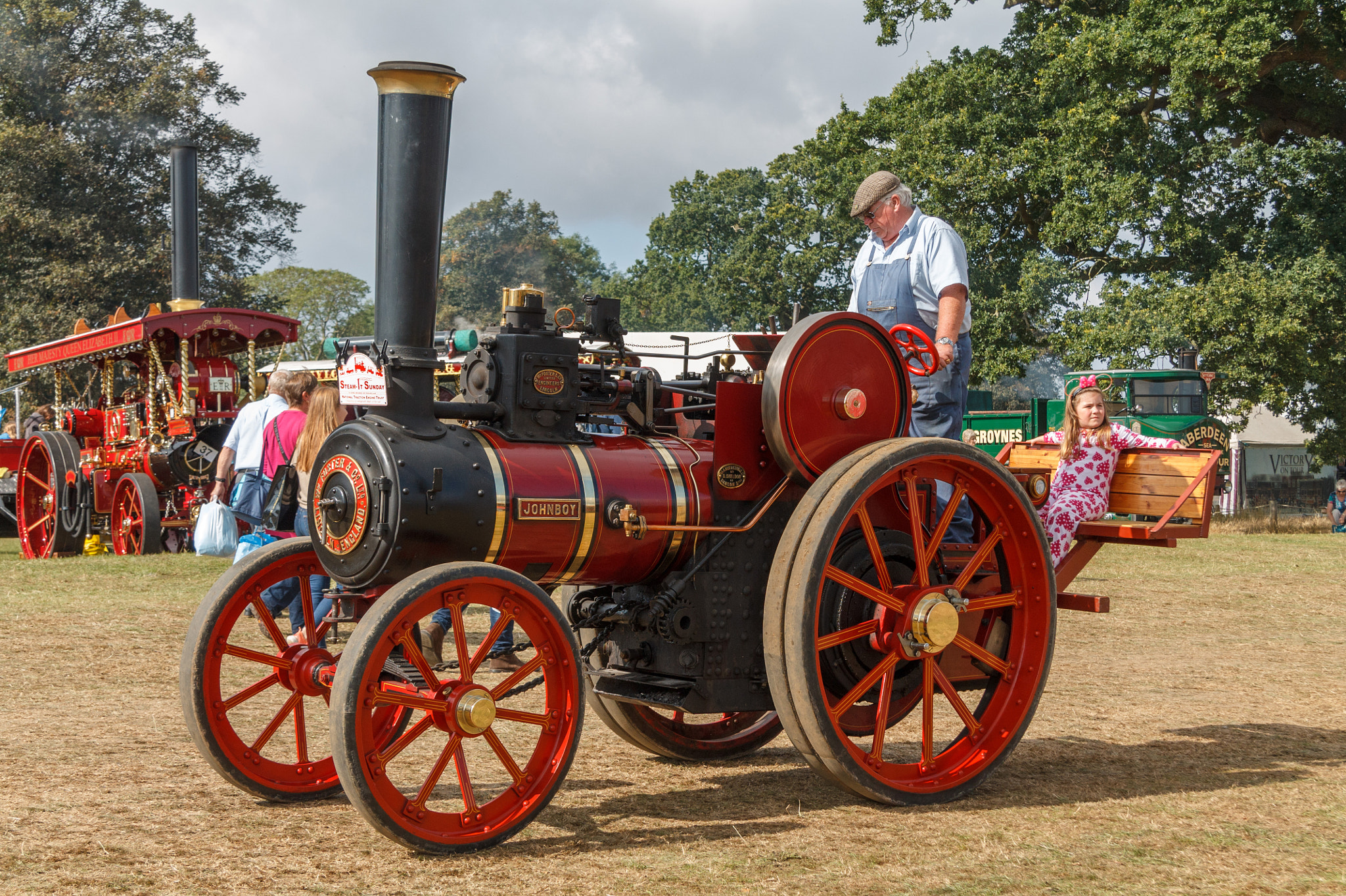 Canon EF-S 17-85mm F4-5.6 IS USM sample photo. Replica 2007 foster steam tractor johnboy photography