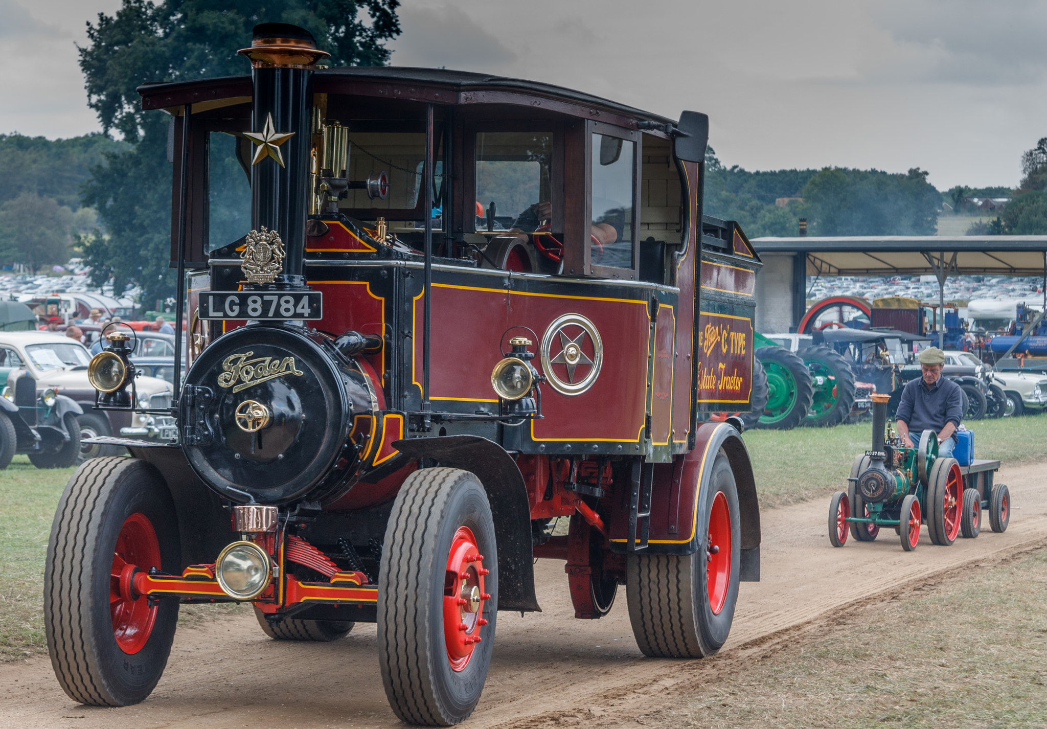 Canon EF-S 17-85mm F4-5.6 IS USM sample photo. Steam engines large foden and small burrell photography