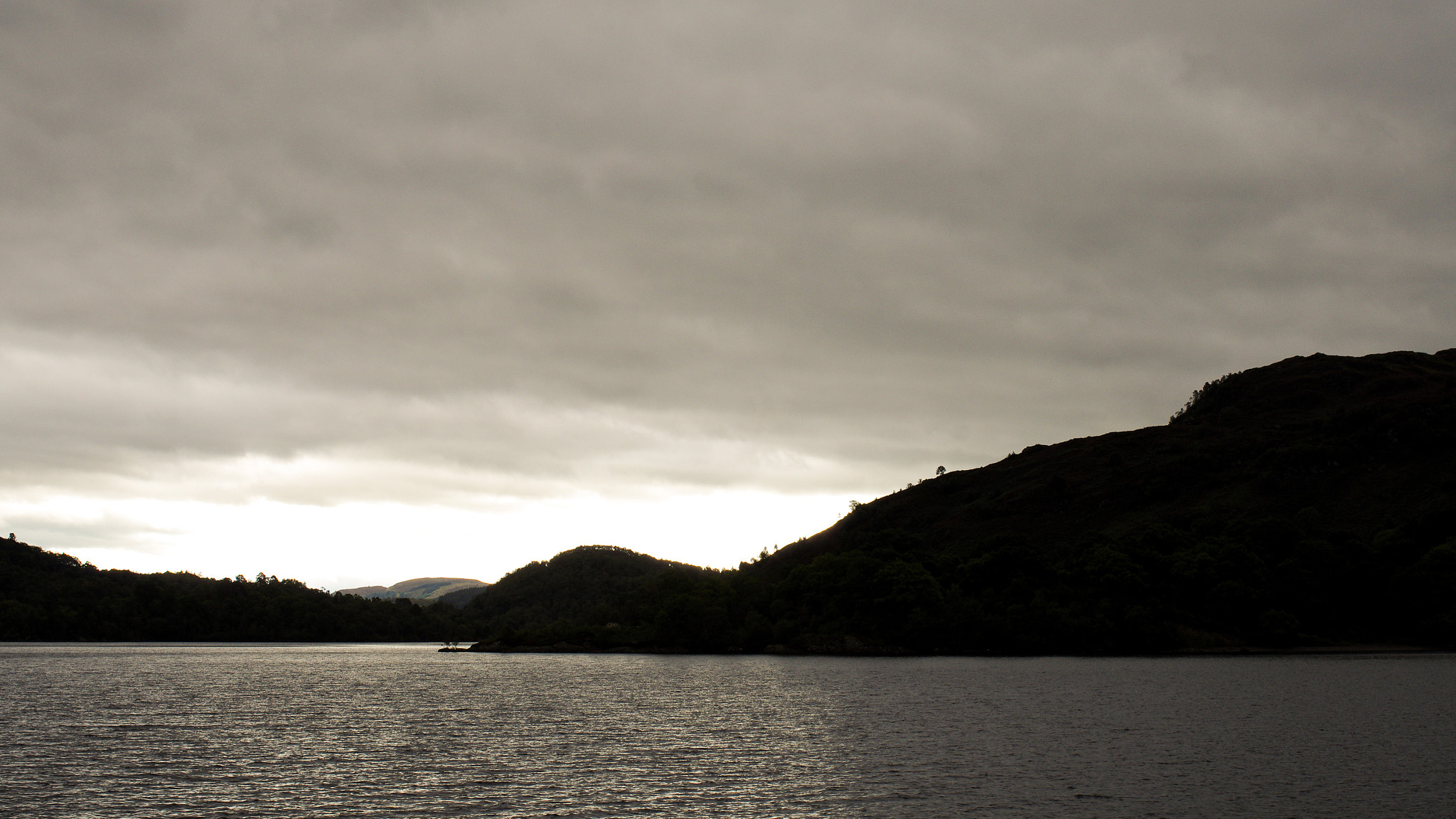 Pentax K-5 sample photo. Dawn at loch katrine photography