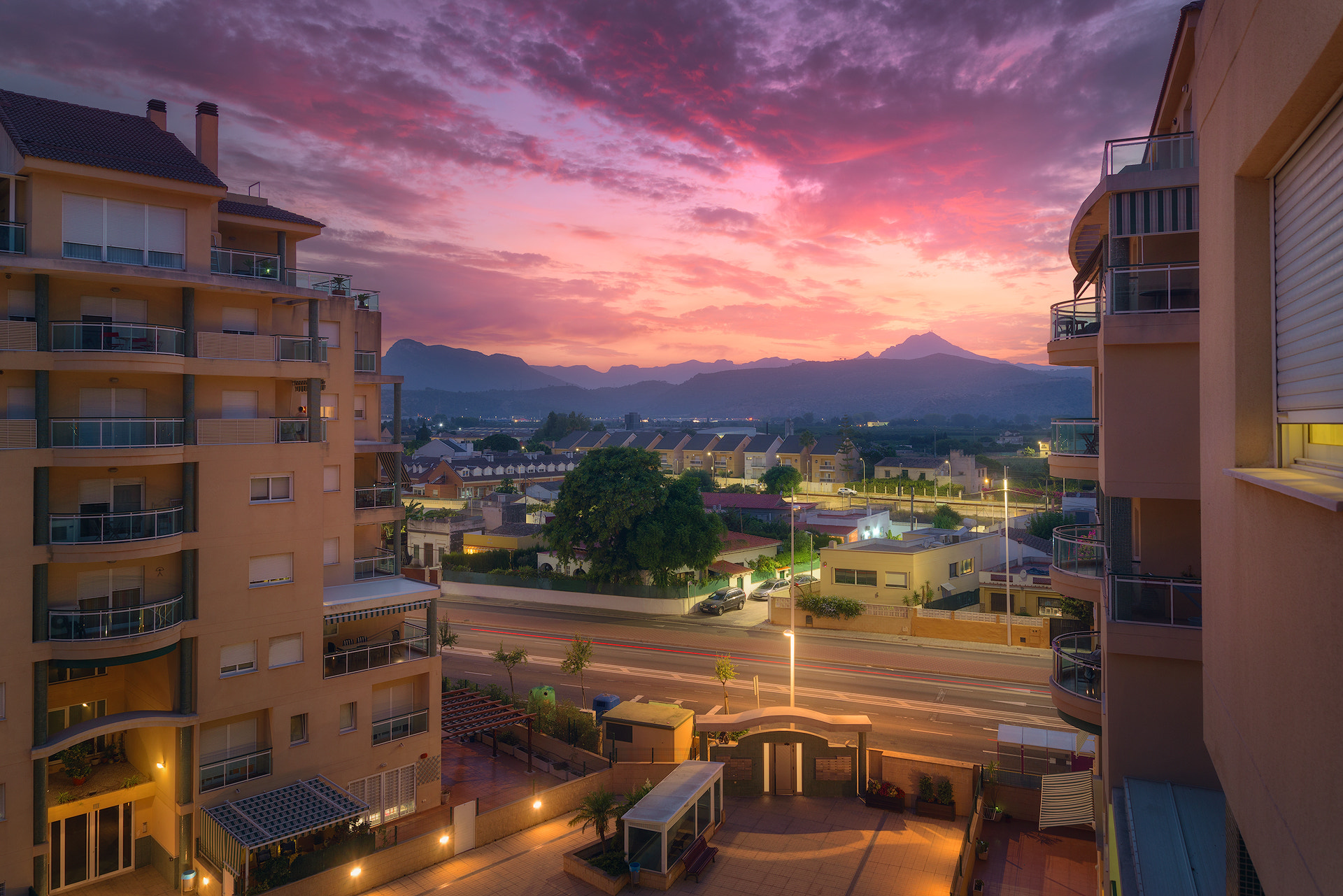 Nikon D800E + Sigma 24-105mm F4 DG OS HSM Art sample photo. Balcony sunset view photography