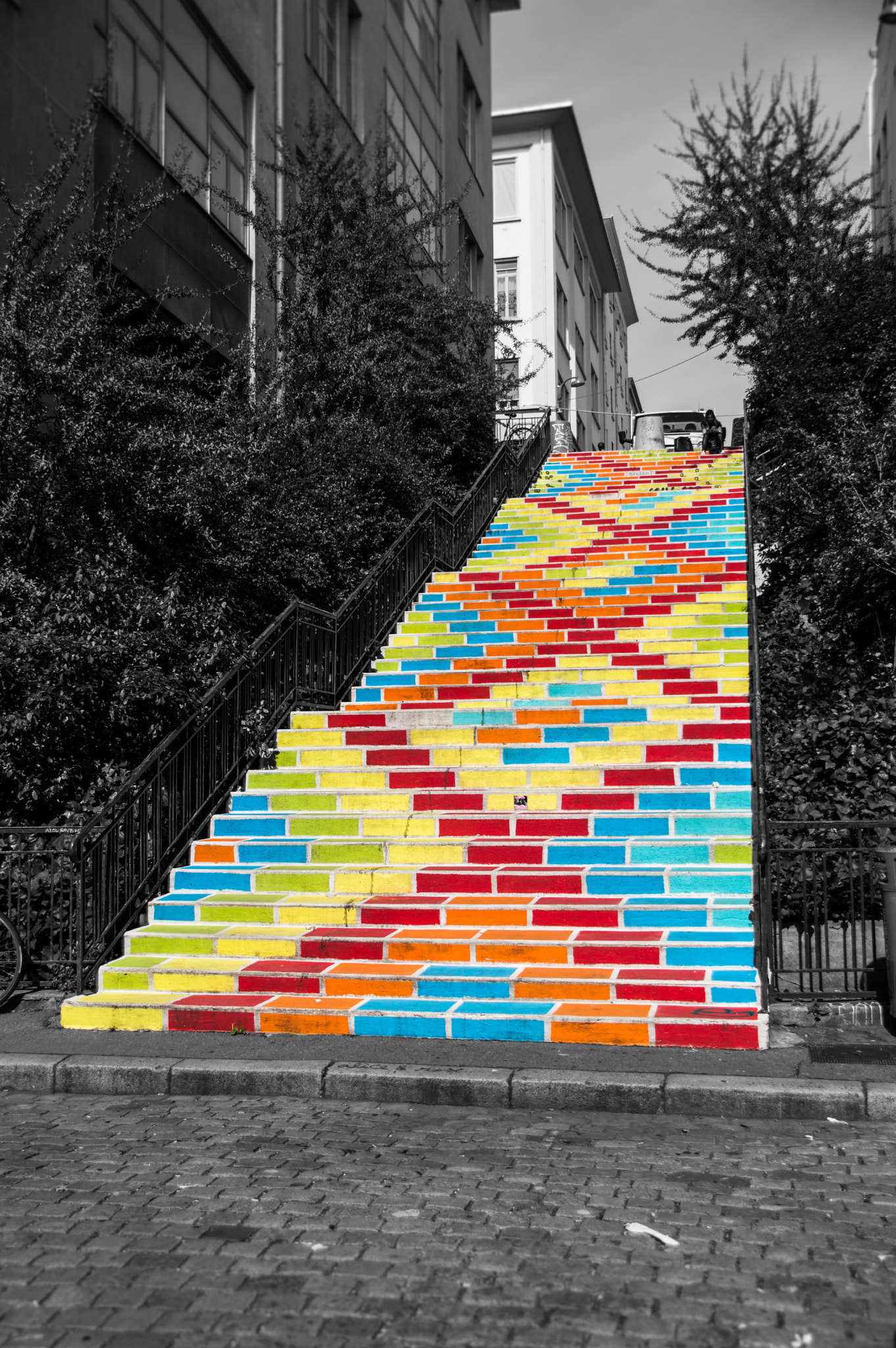 Sigma 28-300mm F3.5-6.3 DG Macro sample photo. Stairway to color photography