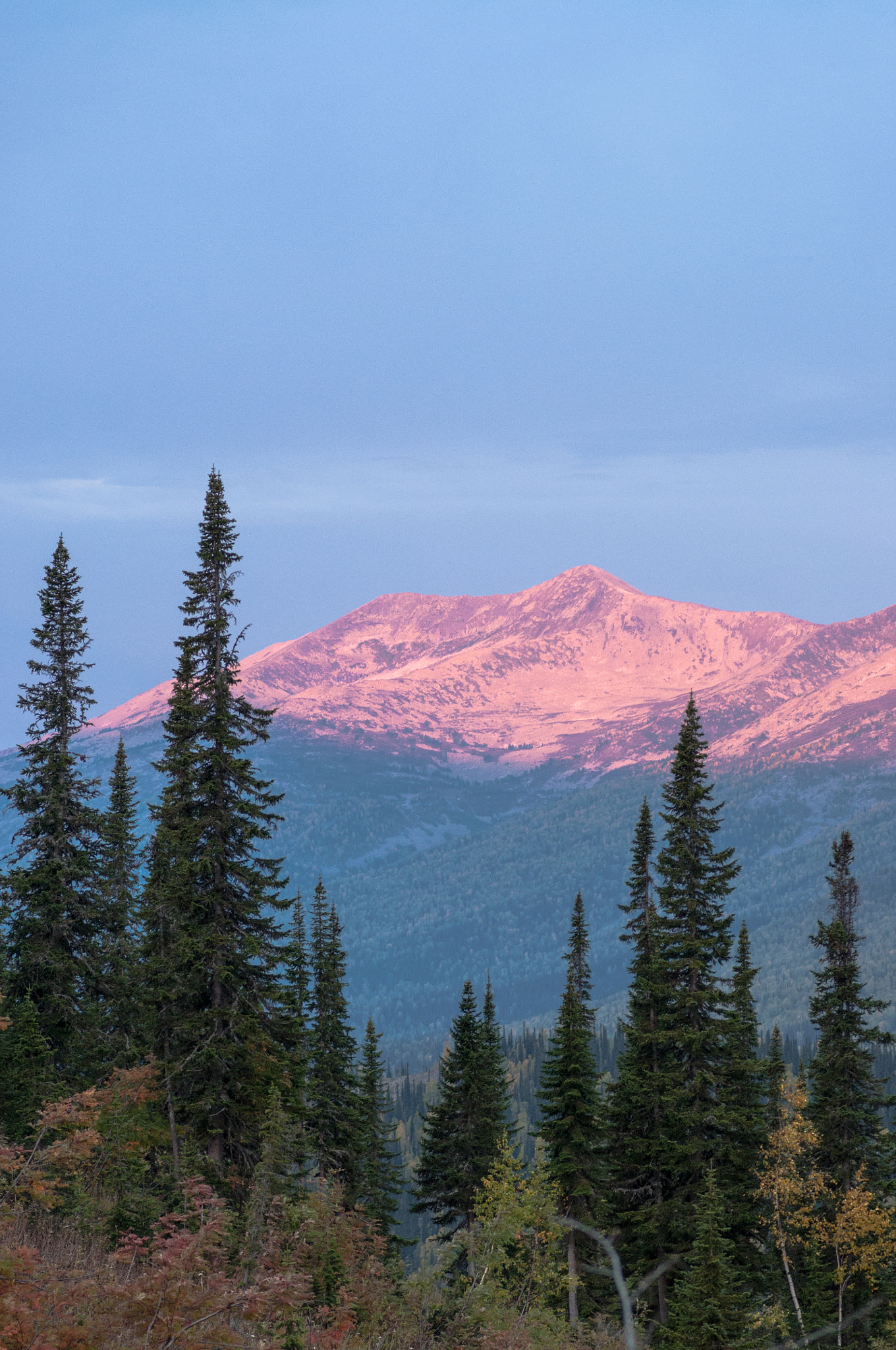 Nikon D5000 + Tokina AT-X Pro 100mm F2.8 Macro sample photo. Sunrise in mountains photography