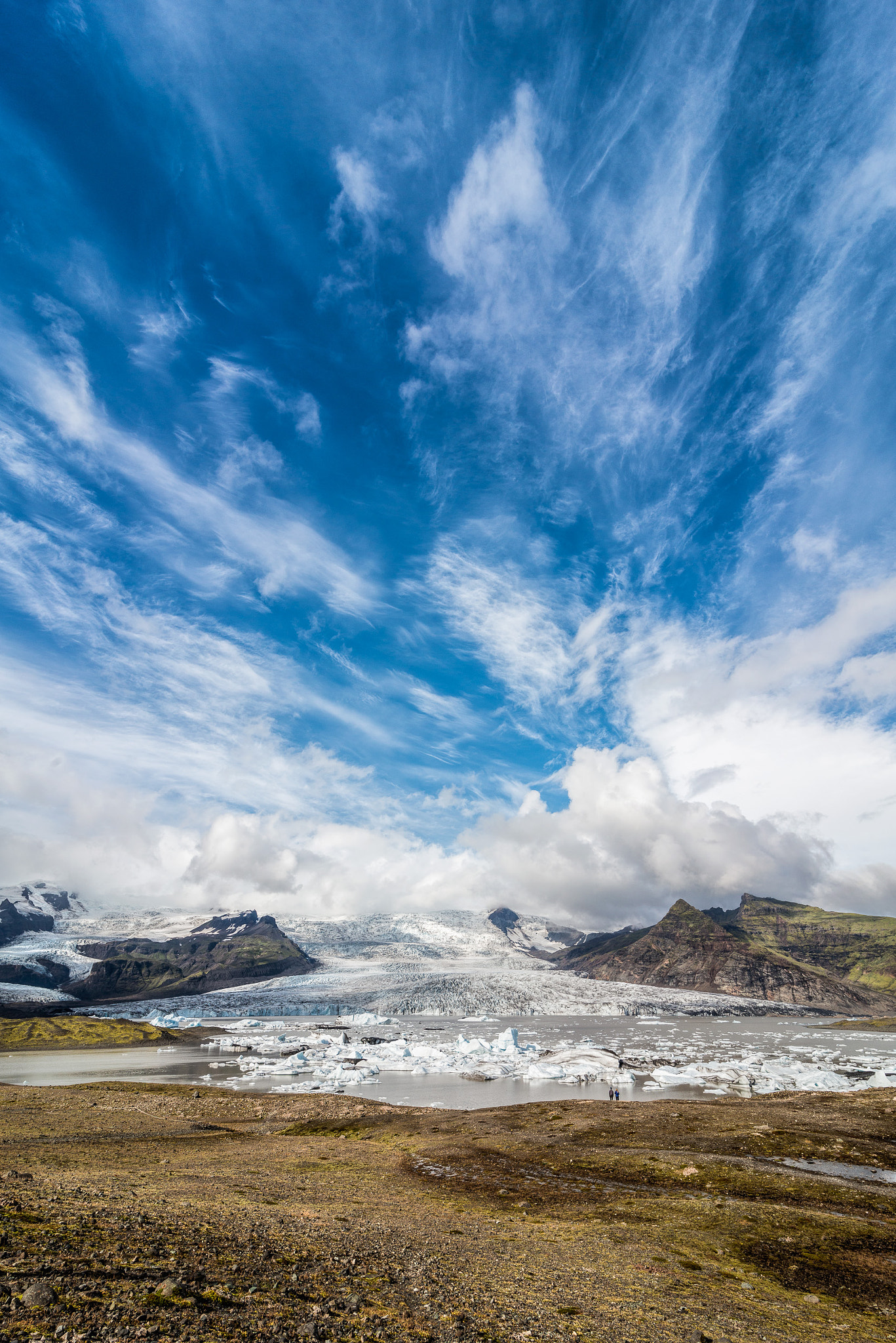 Nikon D800 sample photo. Jökulsárlón under perfect clouds photography