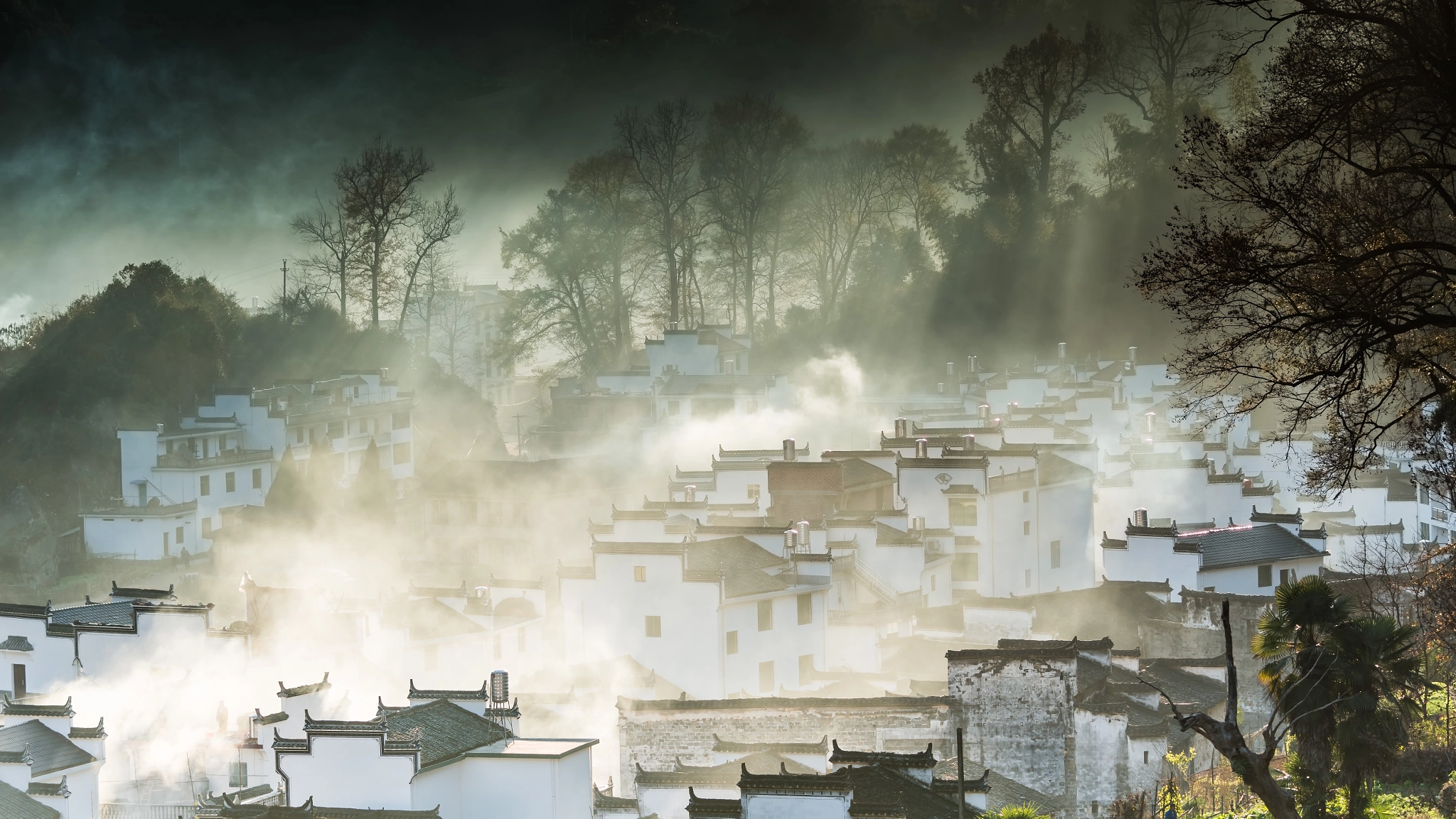 Nikon D800E sample photo. Village in winter night photography