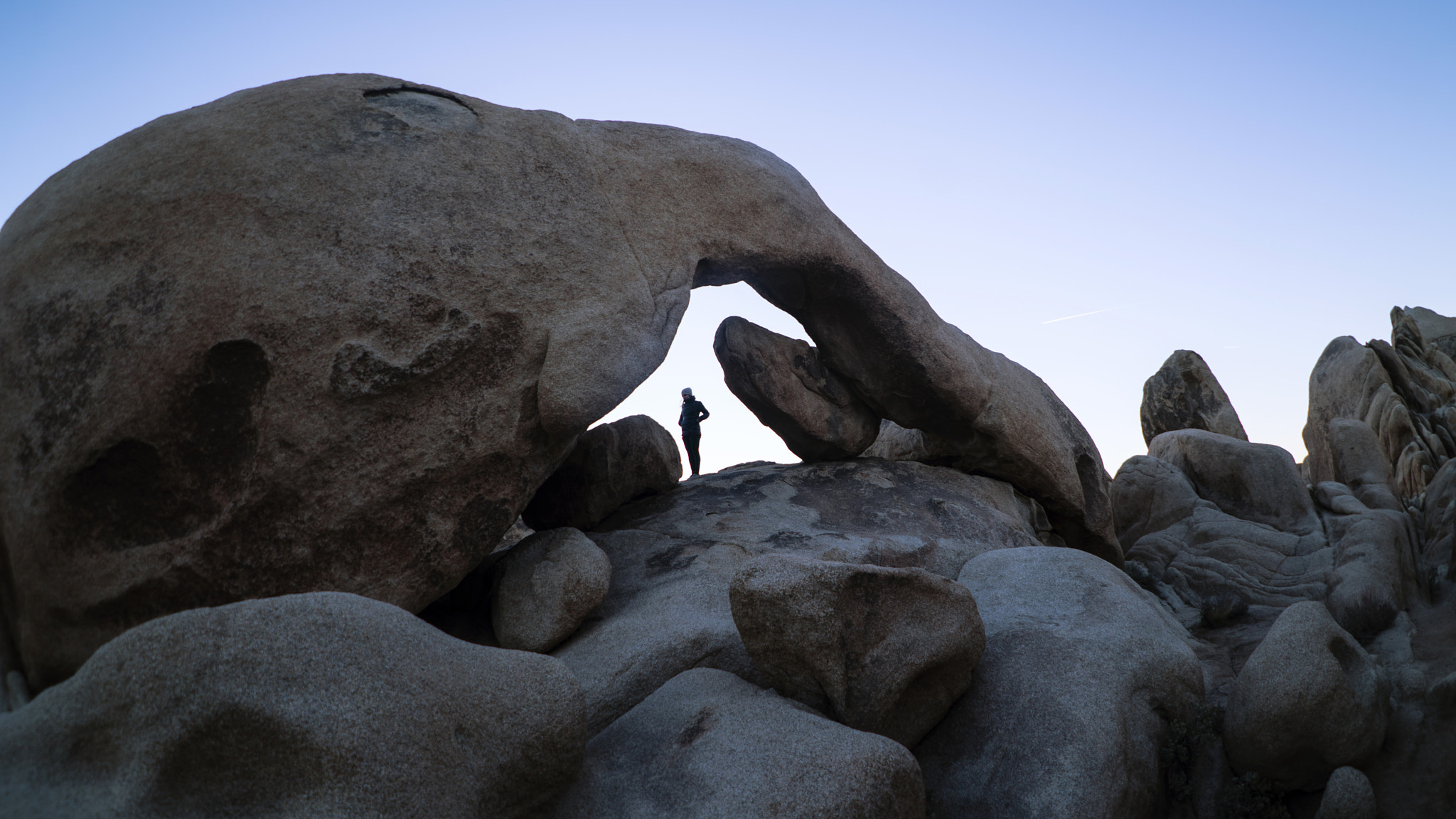 FE 16mm F3.5 Fisheye sample photo. Through the arch at joshua tree photography