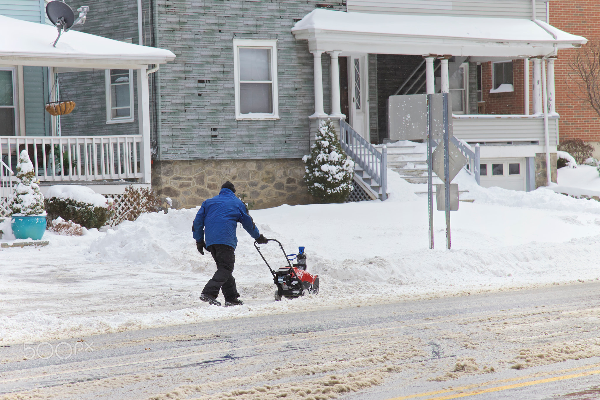 Clearing Snow