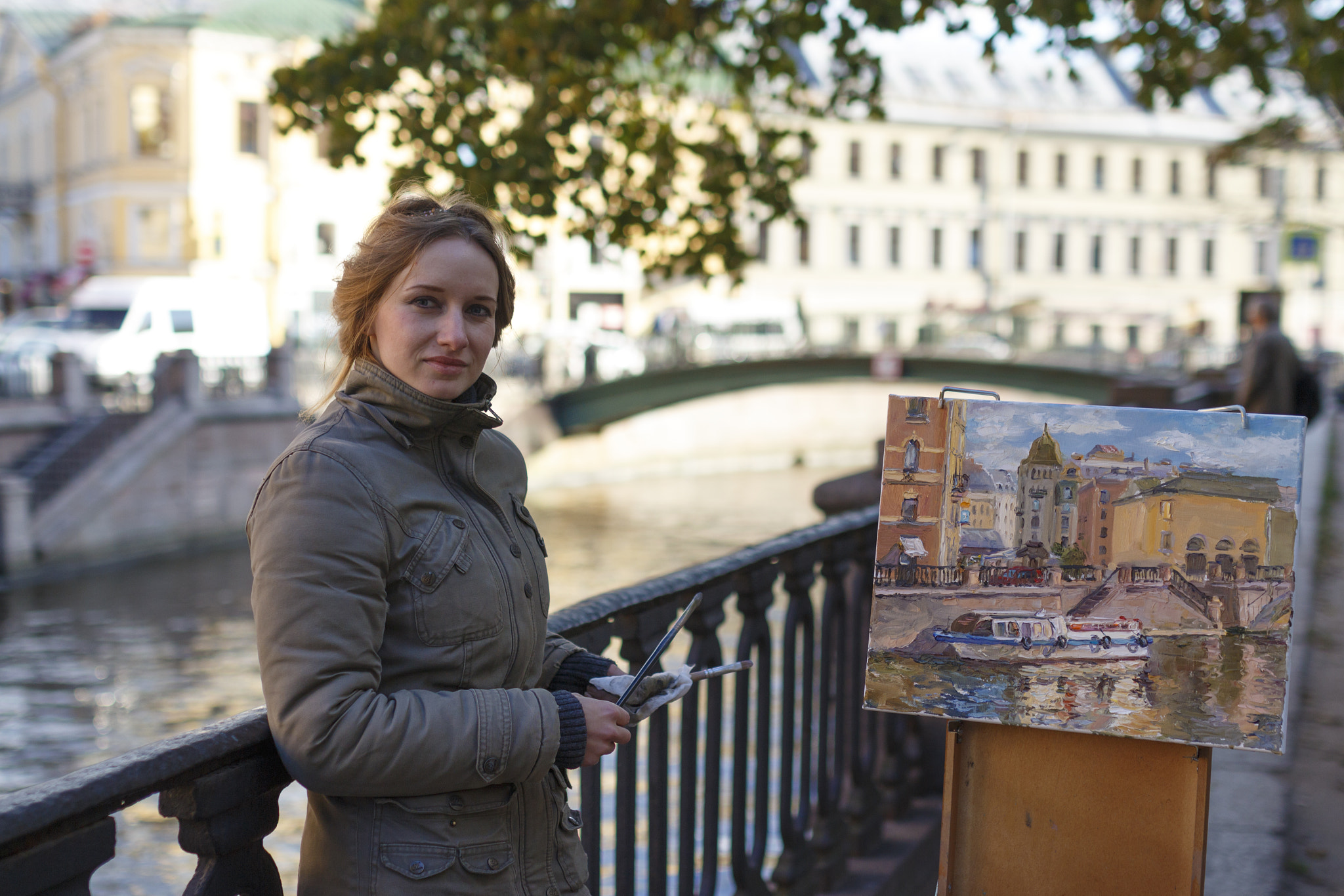 Canon EOS 650D (EOS Rebel T4i / EOS Kiss X6i) + Sigma 35mm F1.4 DG HSM Art sample photo. Portrait of a painter photography