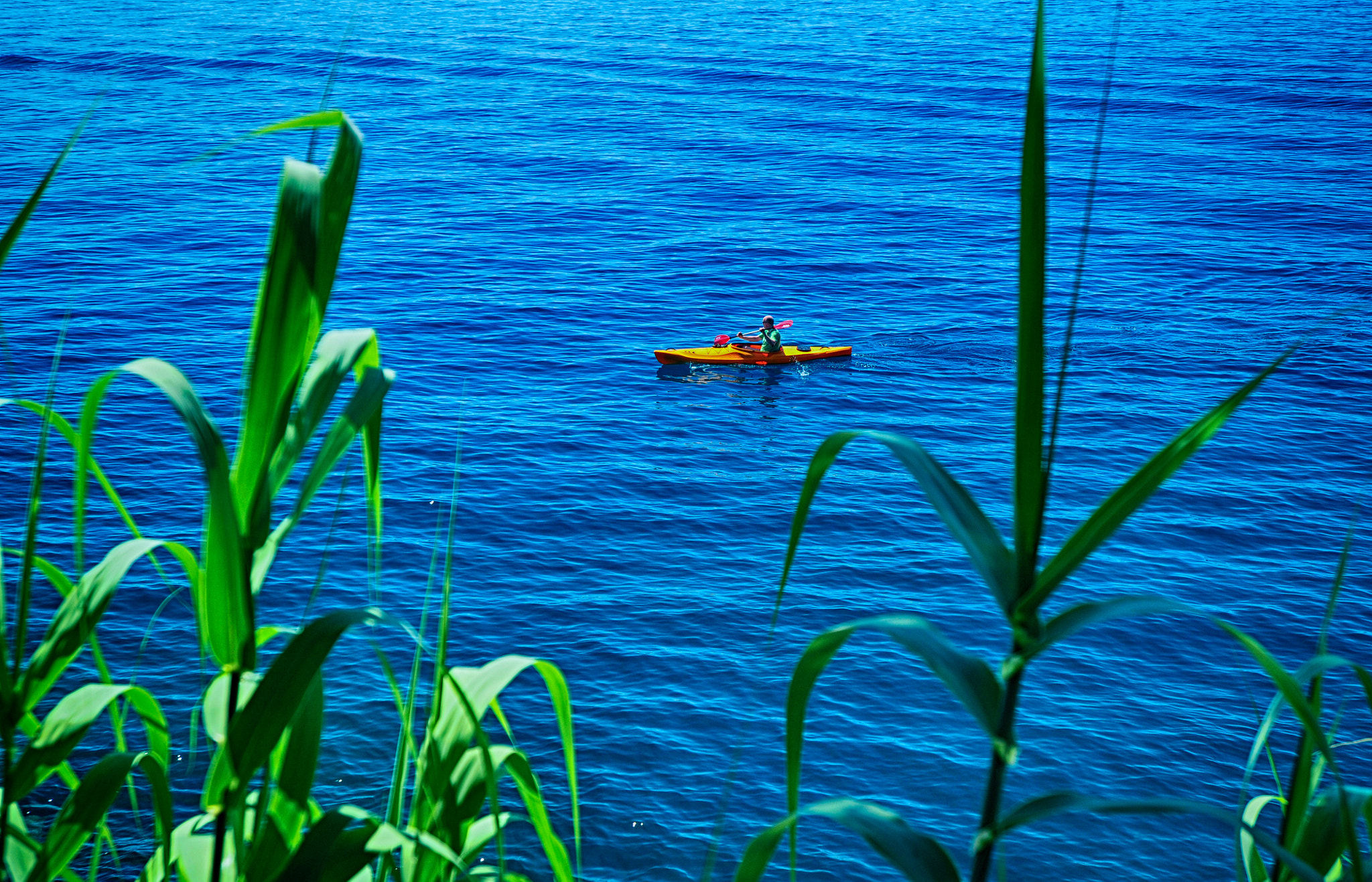 Nikon D90 sample photo. Kayaking on croatian waters. photography