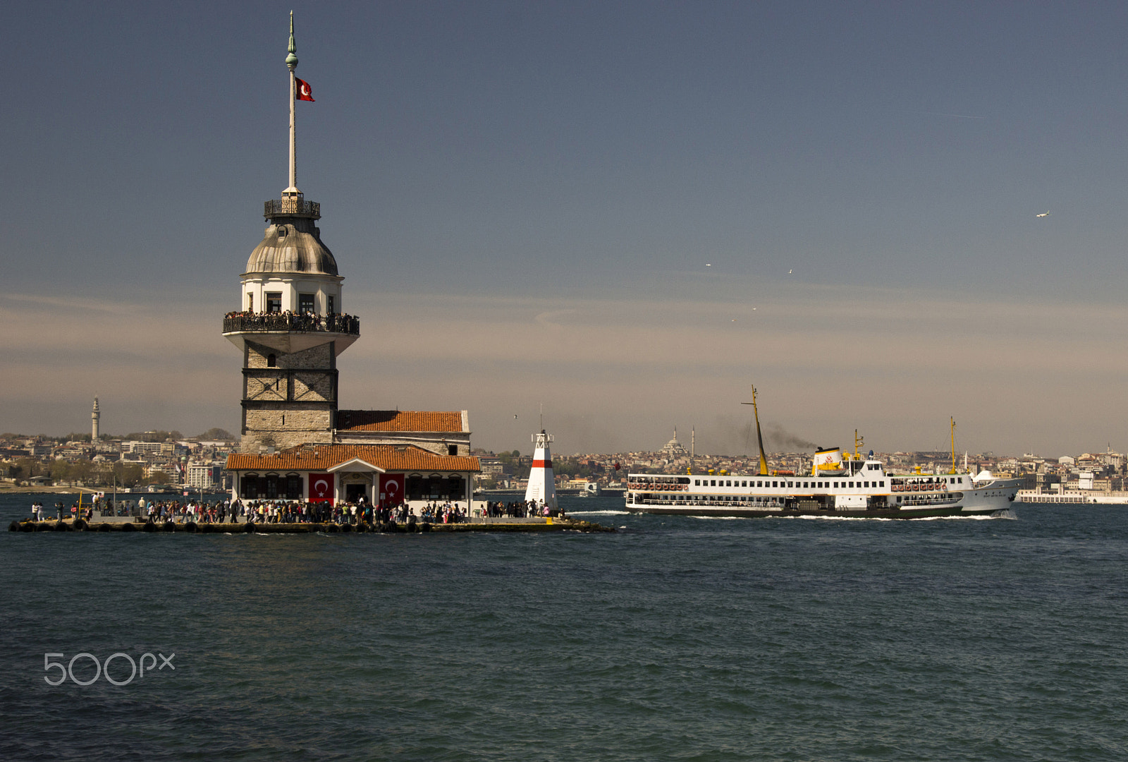 Sony SLT-A77 + Tamron 18-270mm F3.5-6.3 Di II PZD sample photo. Kız kulesi, İstanbul photography