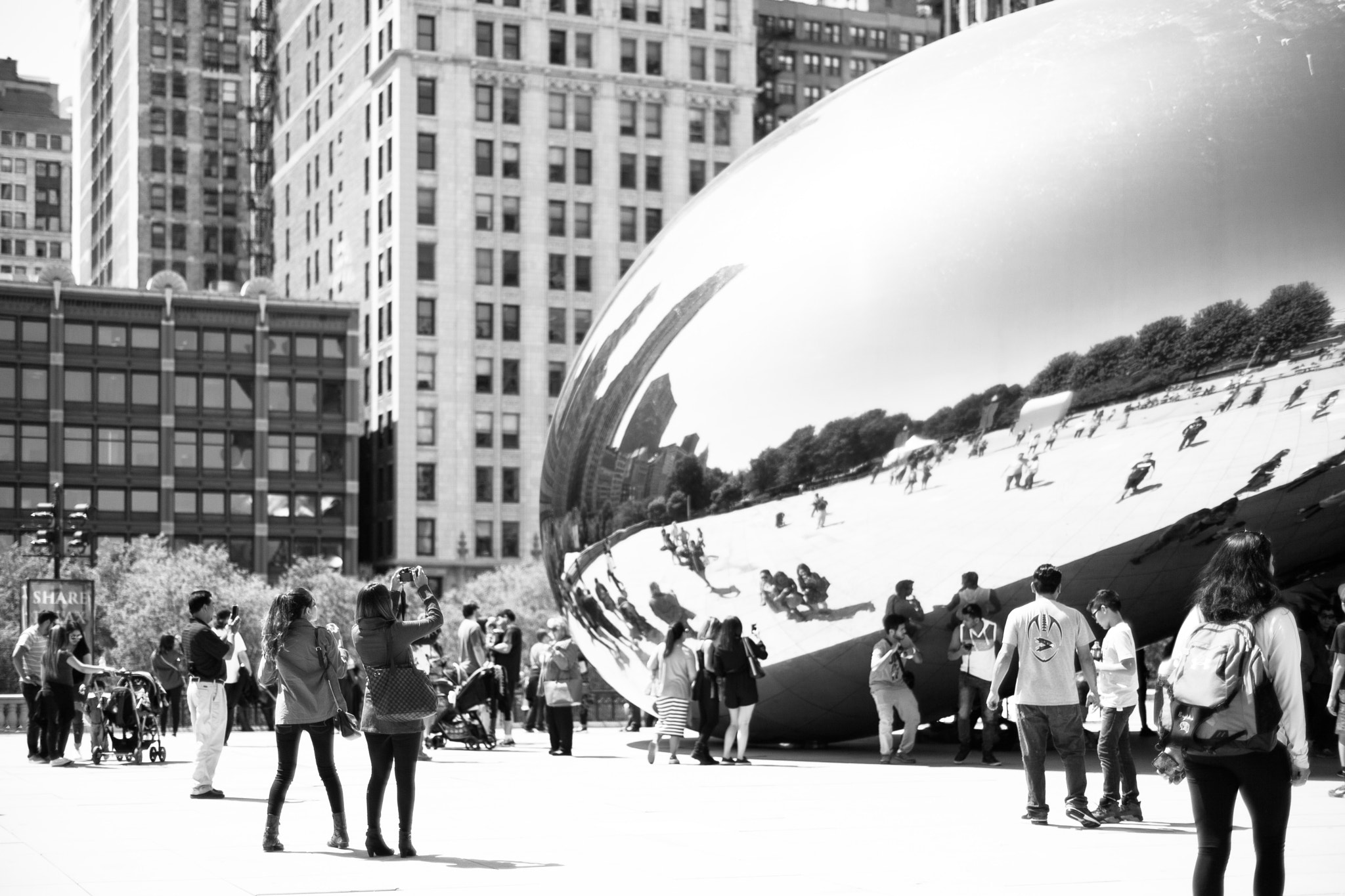 ZEISS Planar T* 50mm F1.4 sample photo. Cloud gate photography