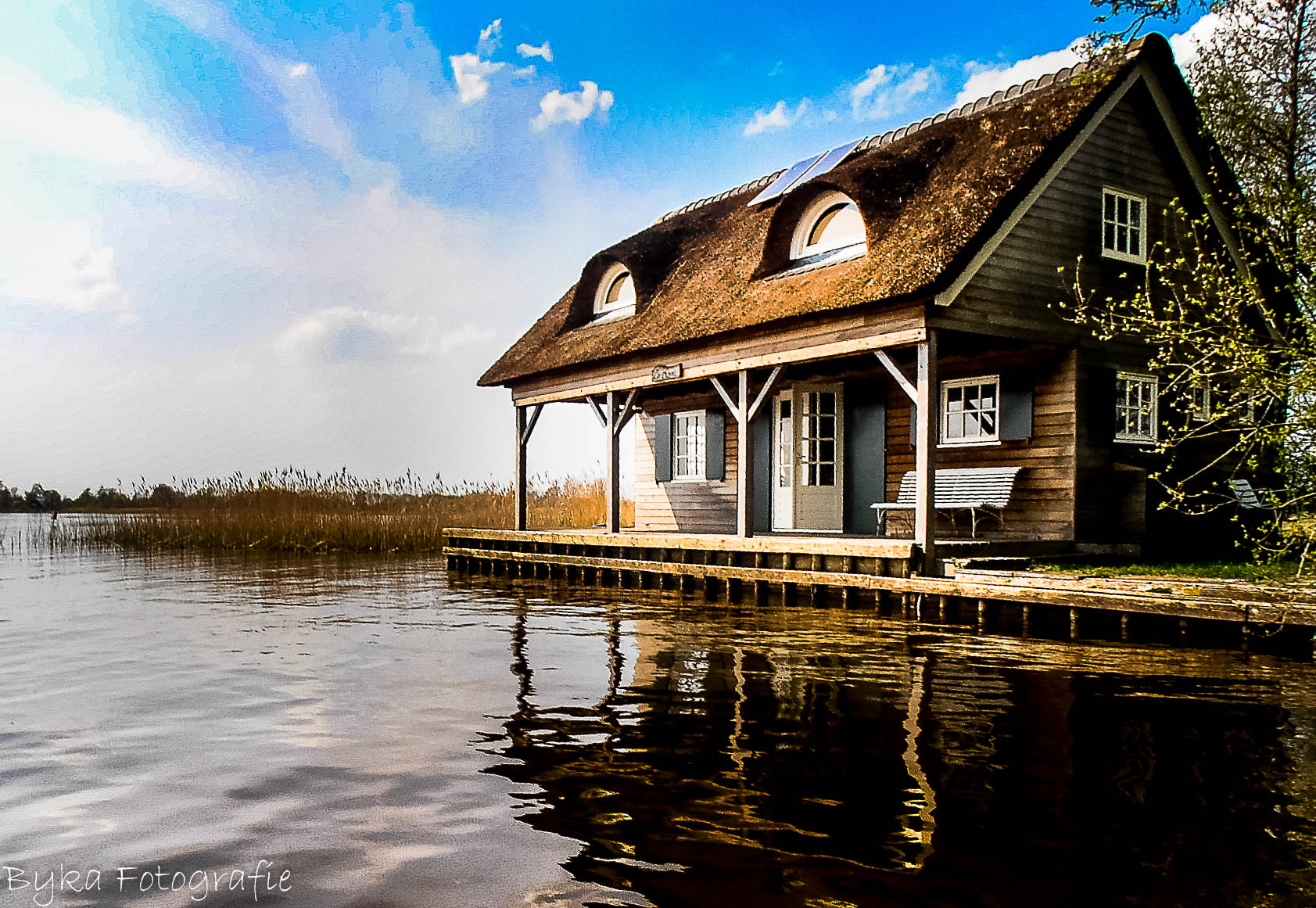 Olympus VR310,D720 sample photo. Giethoorn, the dutch venice  photography