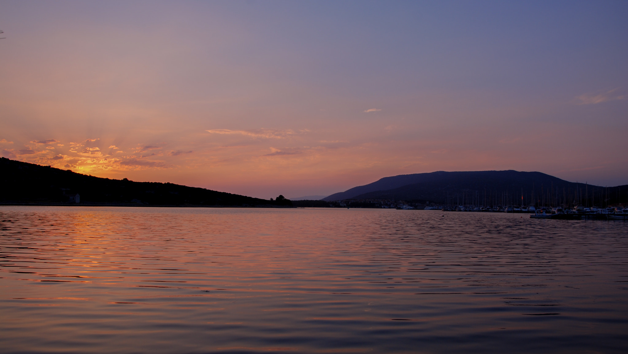 Nikon D40X sample photo. Orange evening photography