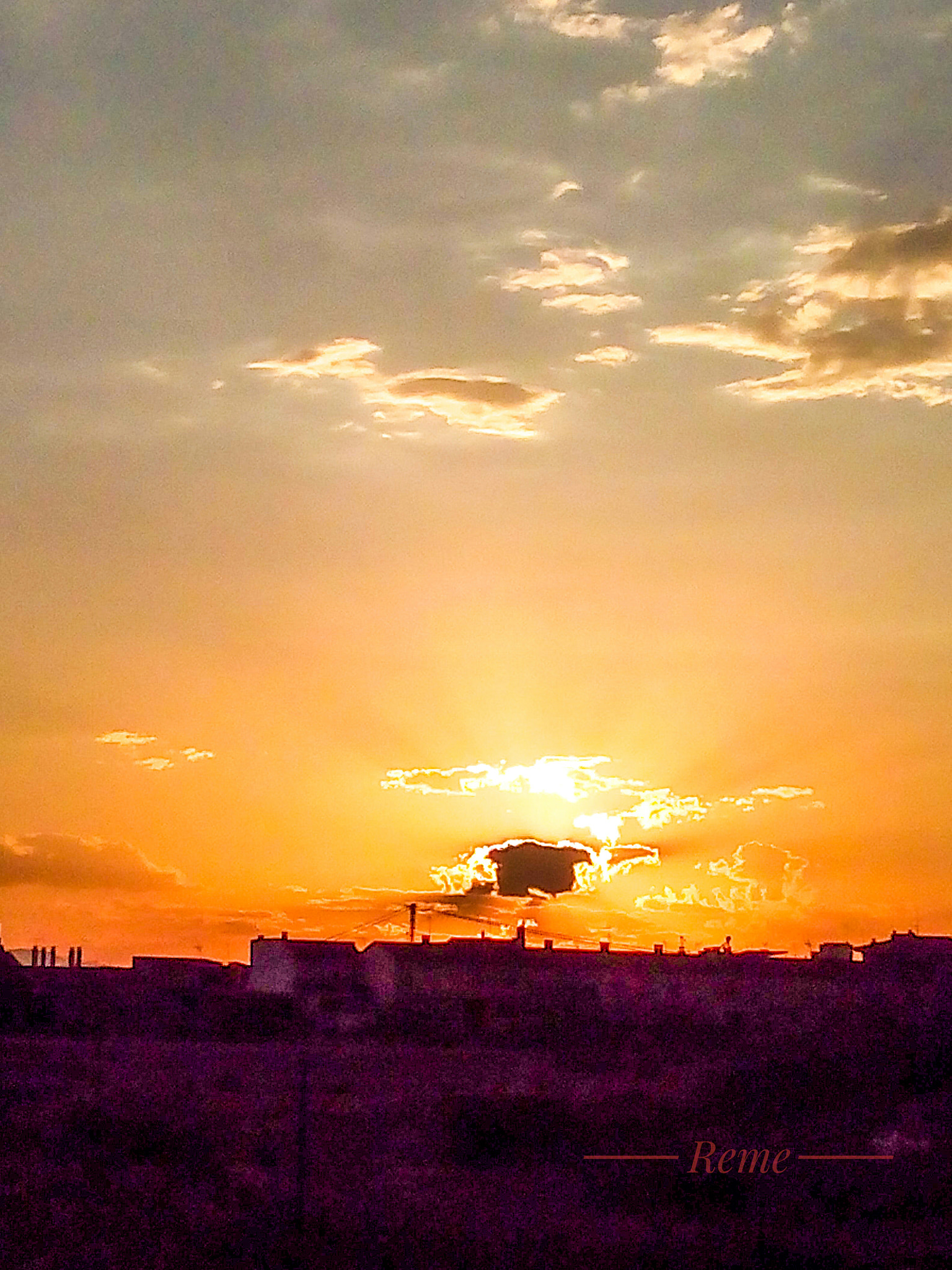 bq Aquaris E5 HD sample photo. Sunset dorado photography