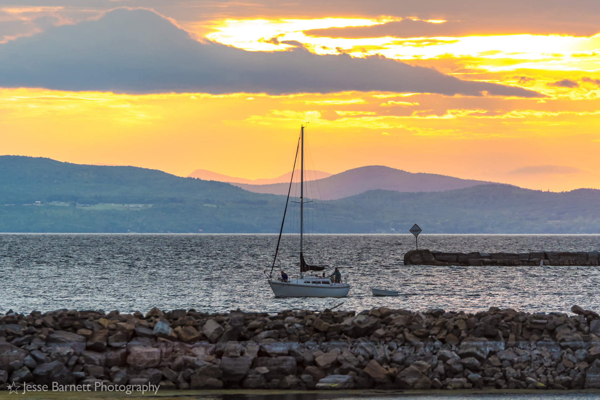 Tamron SP 70-200mm F2.8 Di VC USD sample photo. Sunset over lake champlain photography